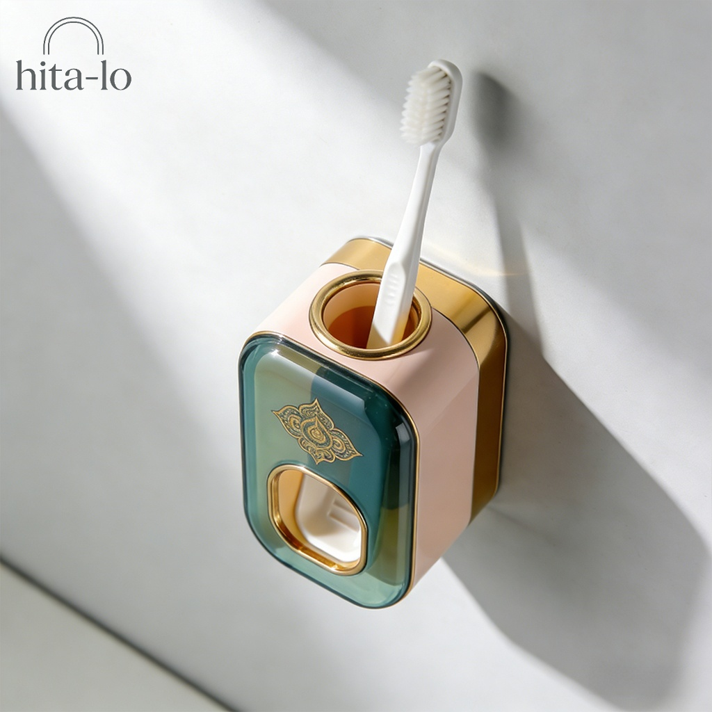 Einfache Installation des bohrfreien Zahnbürstenhalters