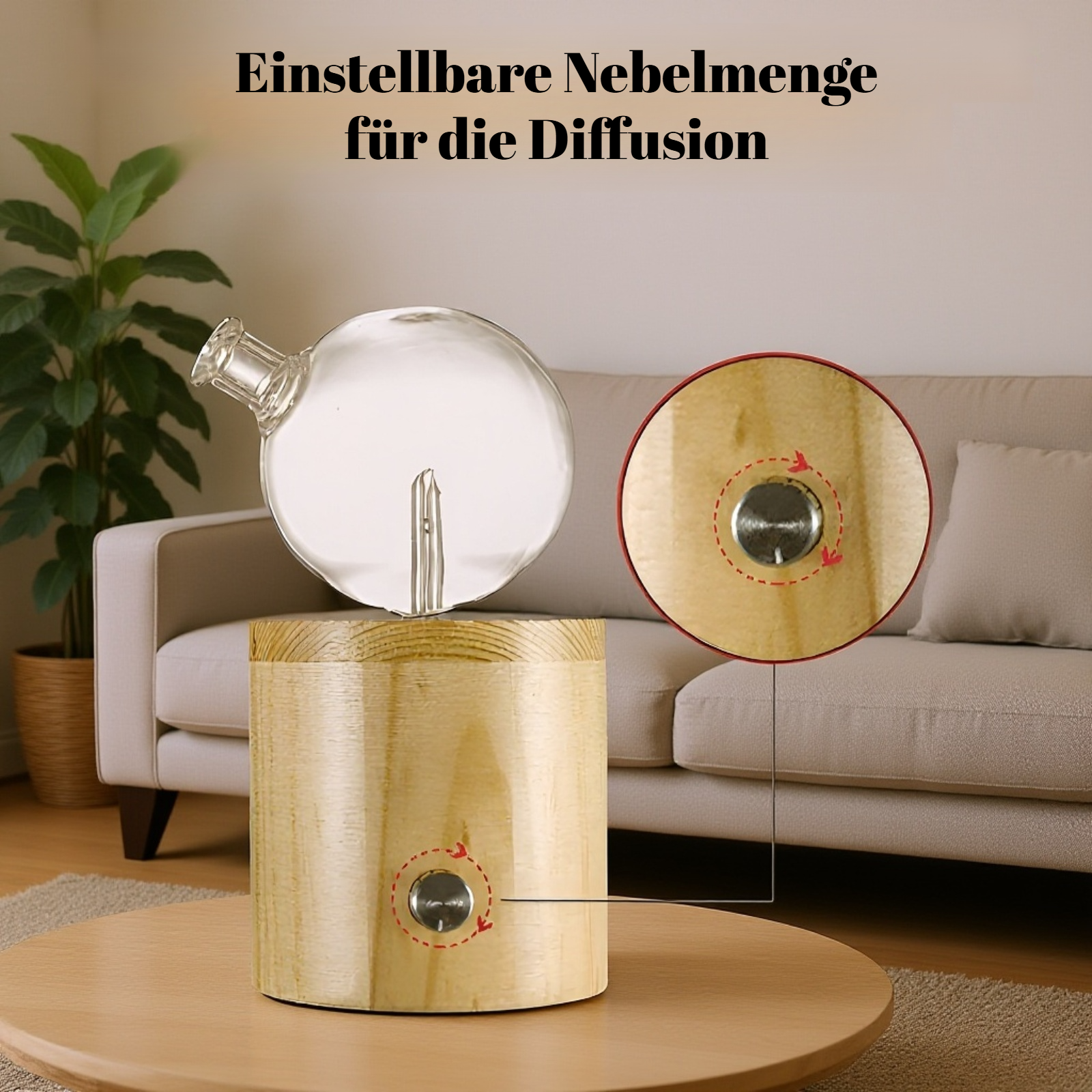 Natürlicher Diffusor ohne Wasser und Öle