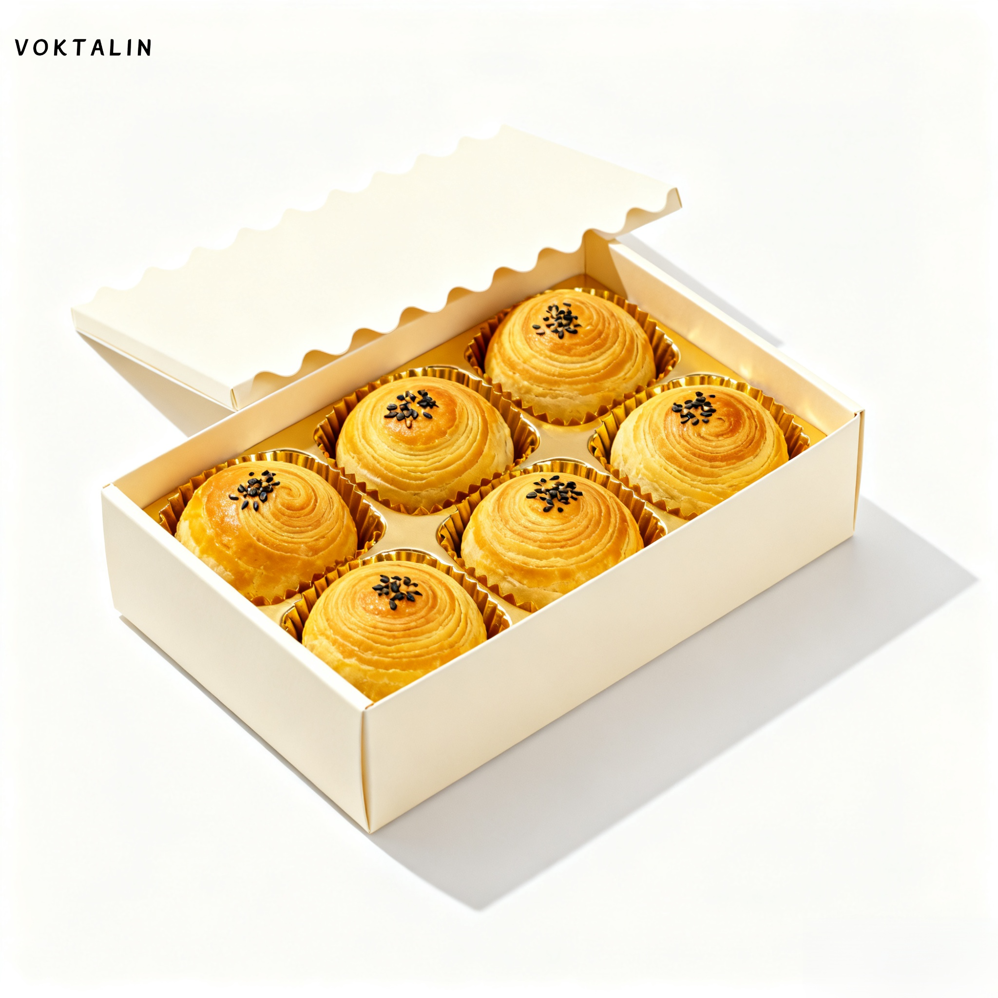 Pain croustillant au jaune d'&oelig;uf en gros plan