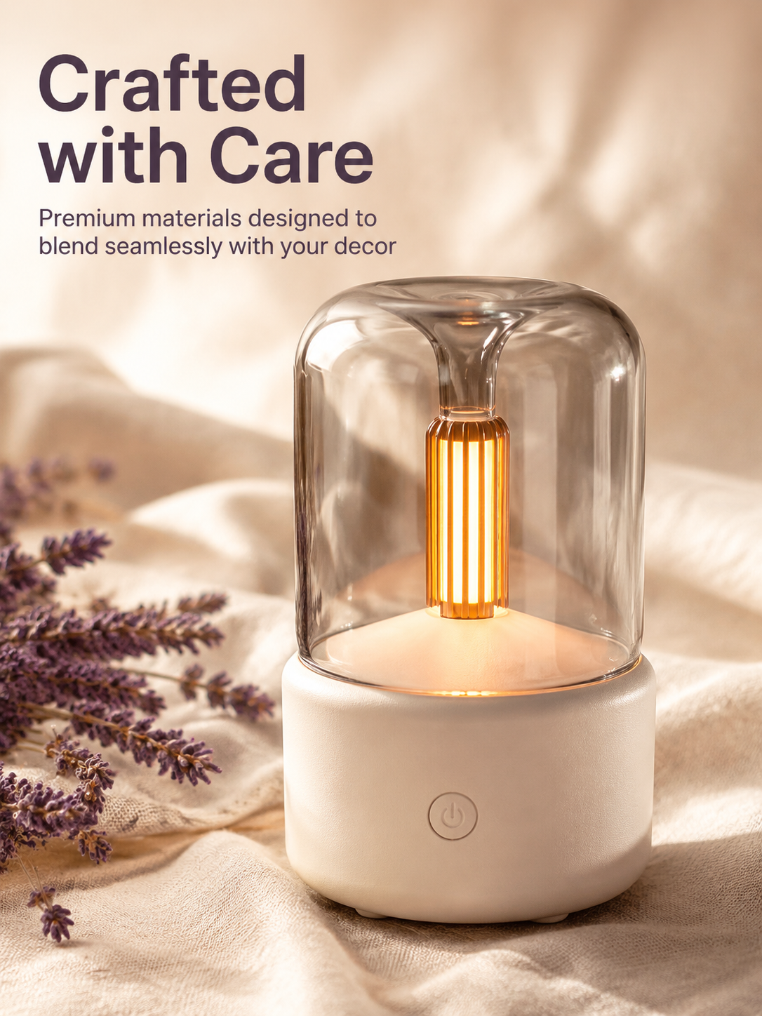 Luxury scented diffuser on living room table