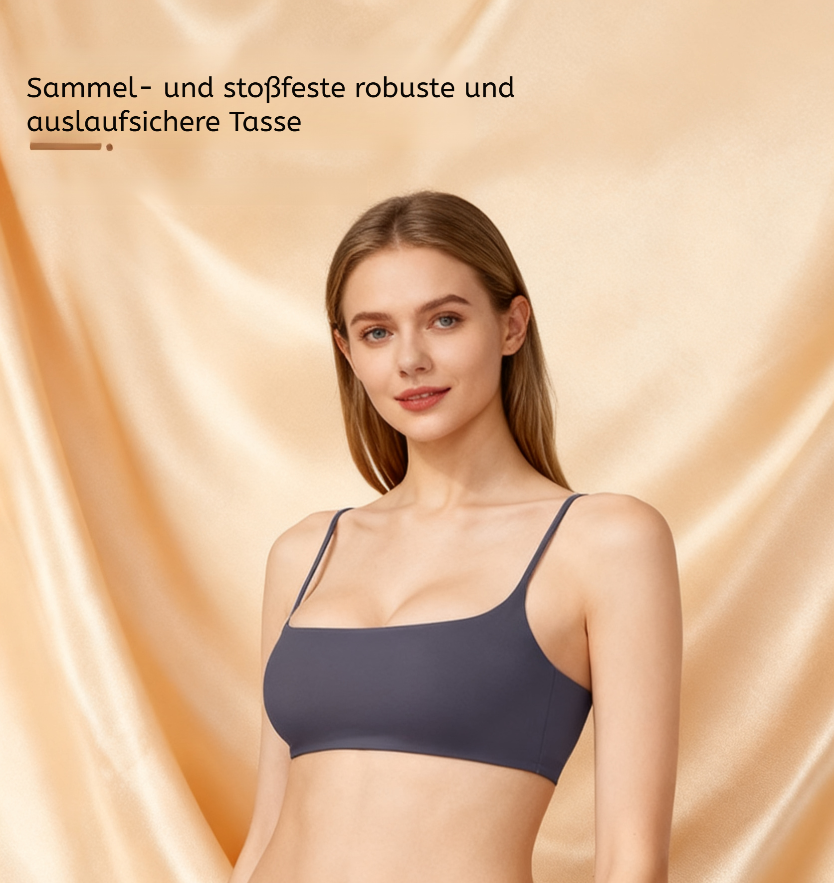 Modisches Sportshirt mit Bustier für Fitness und Yoga