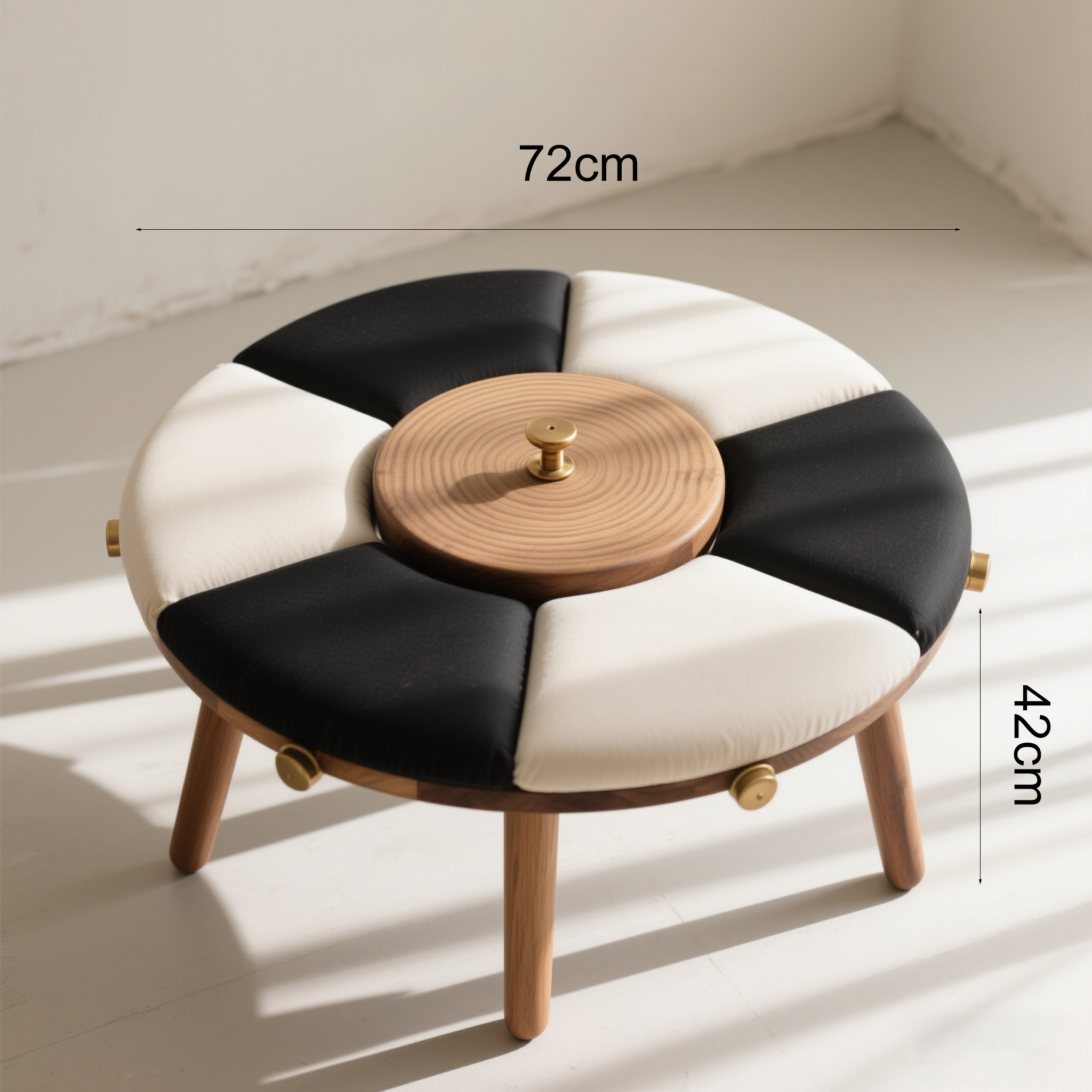 茶几旋轉收納功能特寫