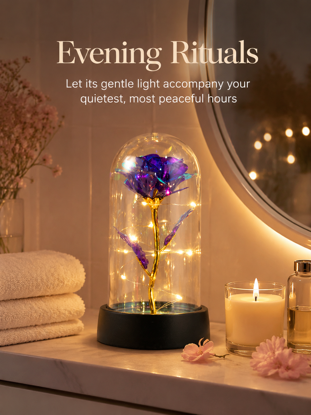 Unique romantic gift – Eternal Rose Lantern