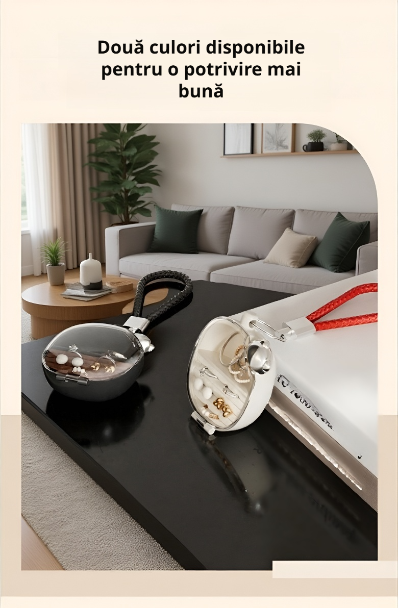 Cutie compactă pentru păstrarea mini cerceilor