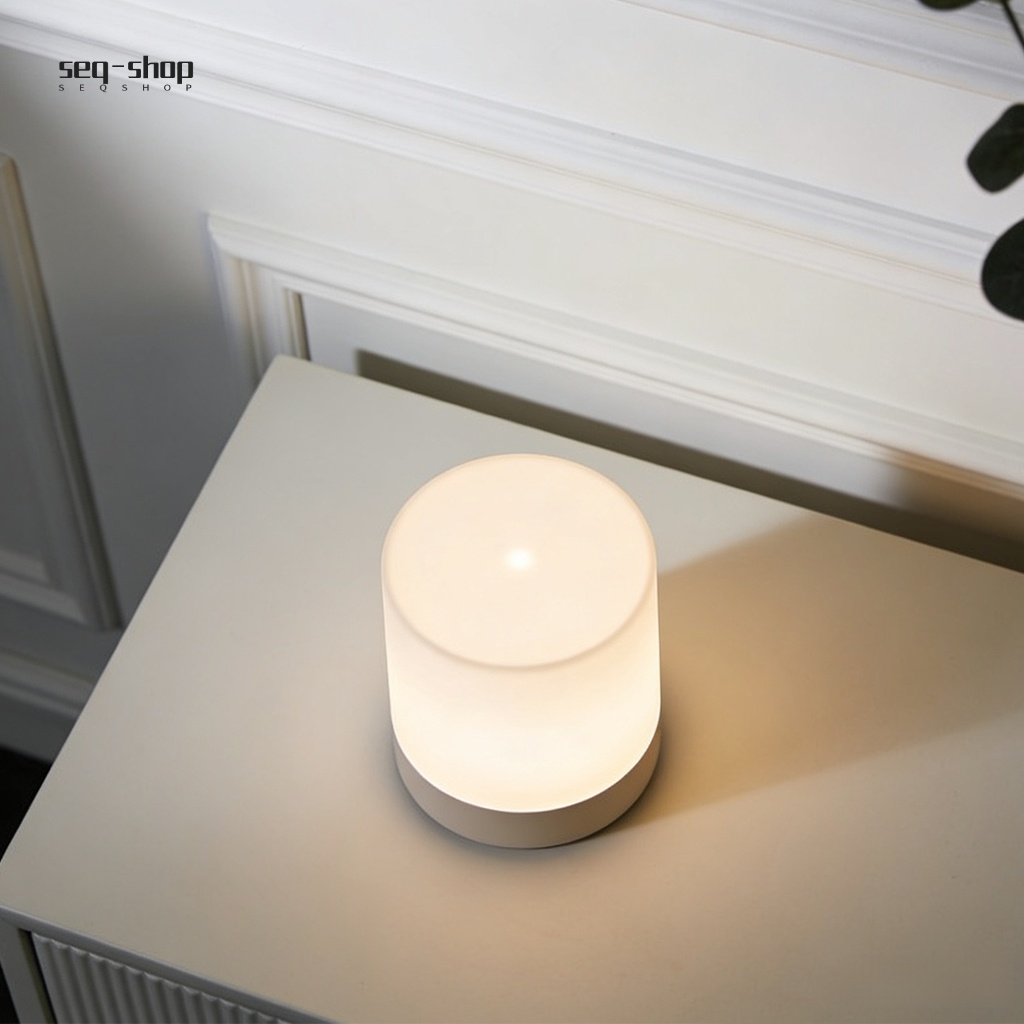 Compact LED mood lamp for cozy bedroom