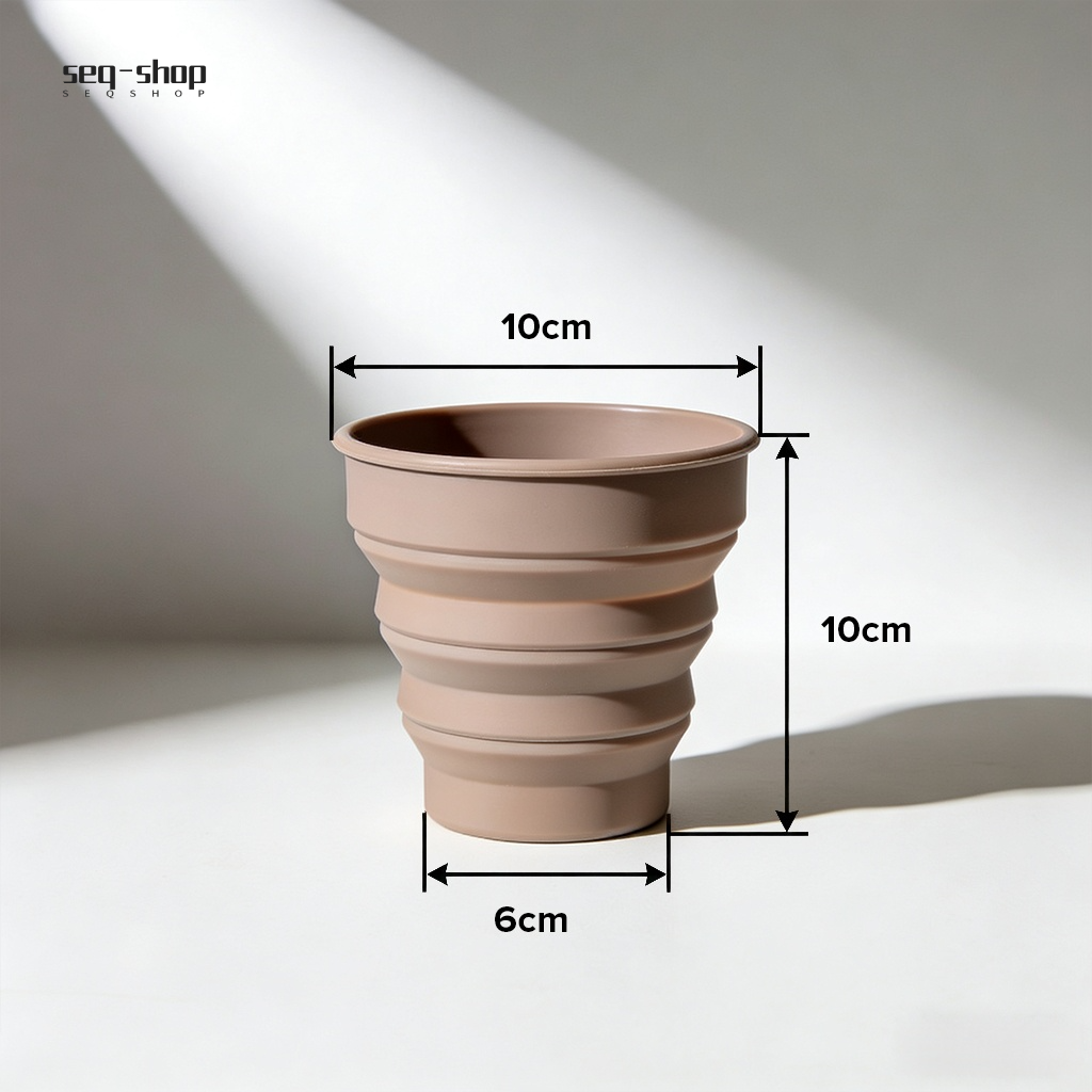 Collapsible cup perfect for camping and hiking