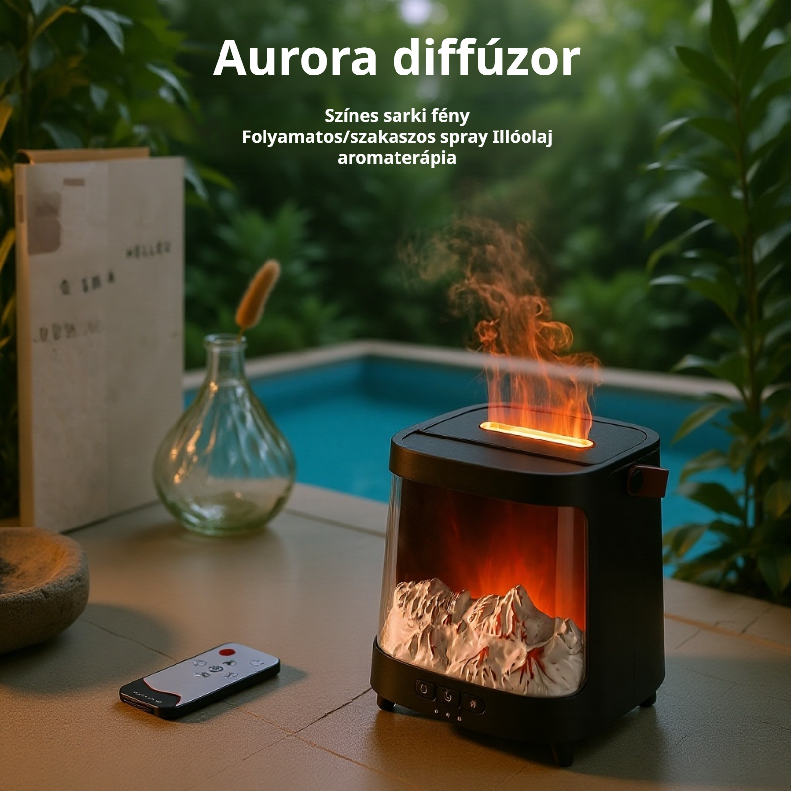 Nagy kapacitású aromadiffúzor hálószobába