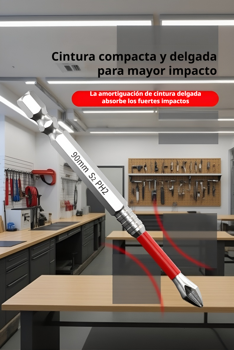 Destornillador resistente a impactos para bricolaje