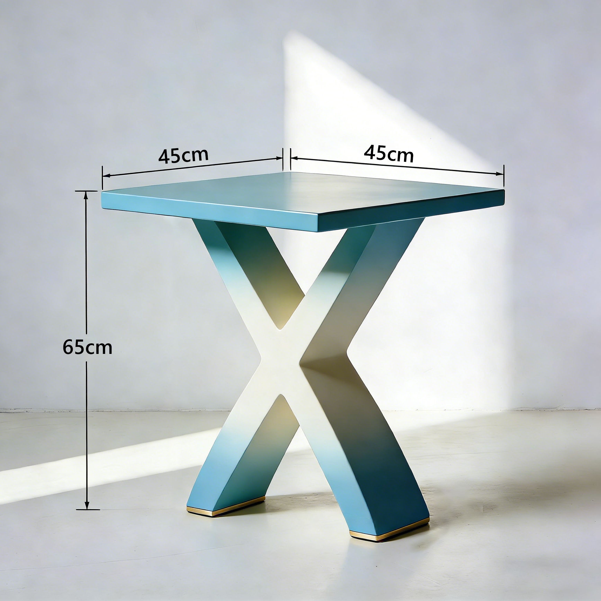 Contemporary dining room with modern solid wood table