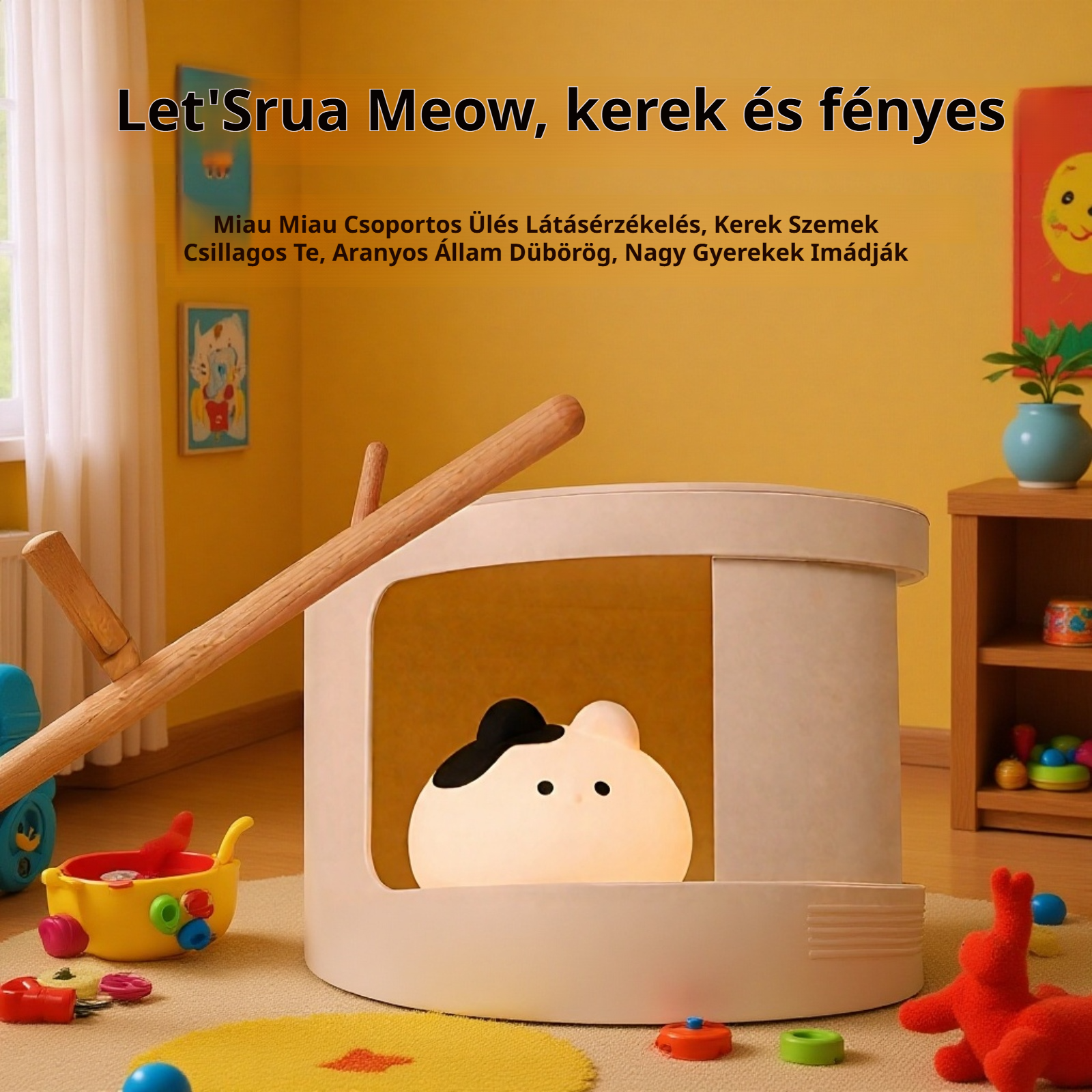 Éjszakai fény macska formában