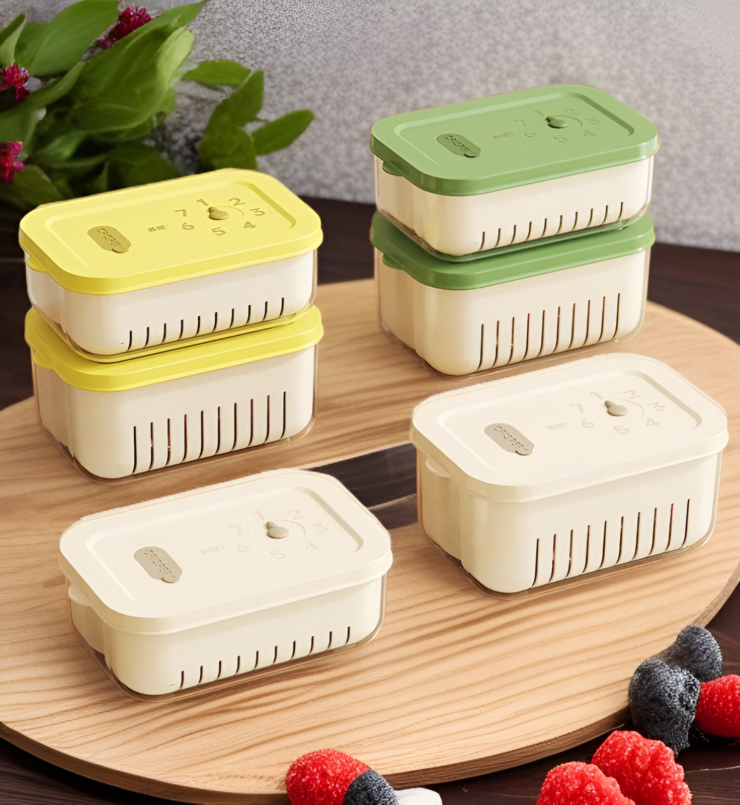 กล่องแช่ผักและผลไม้รักษาความสดใหม่