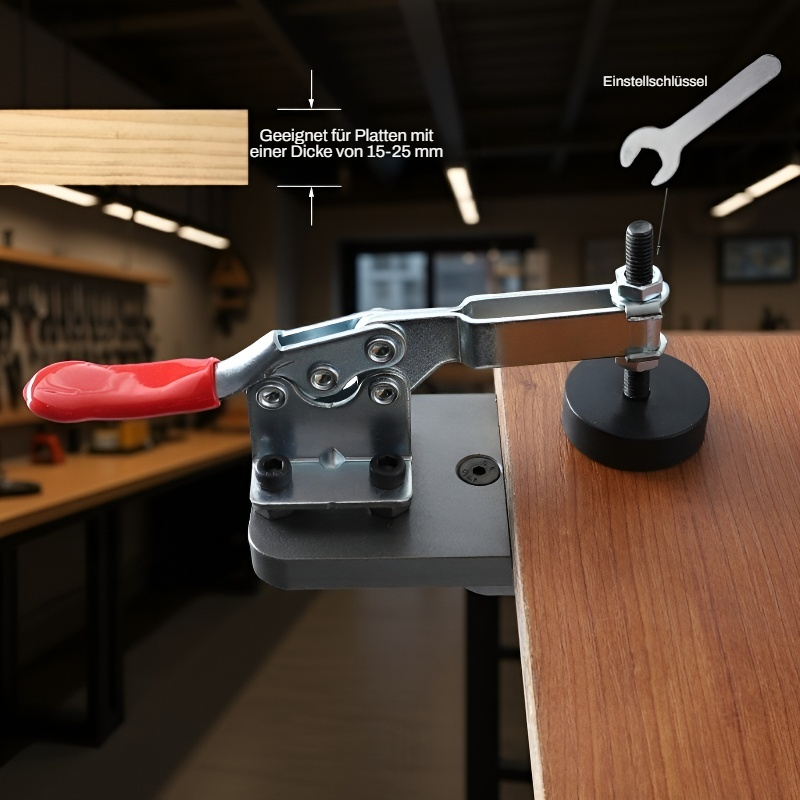 Heimwerker verwendet Schranktür-Bohrlochöffner