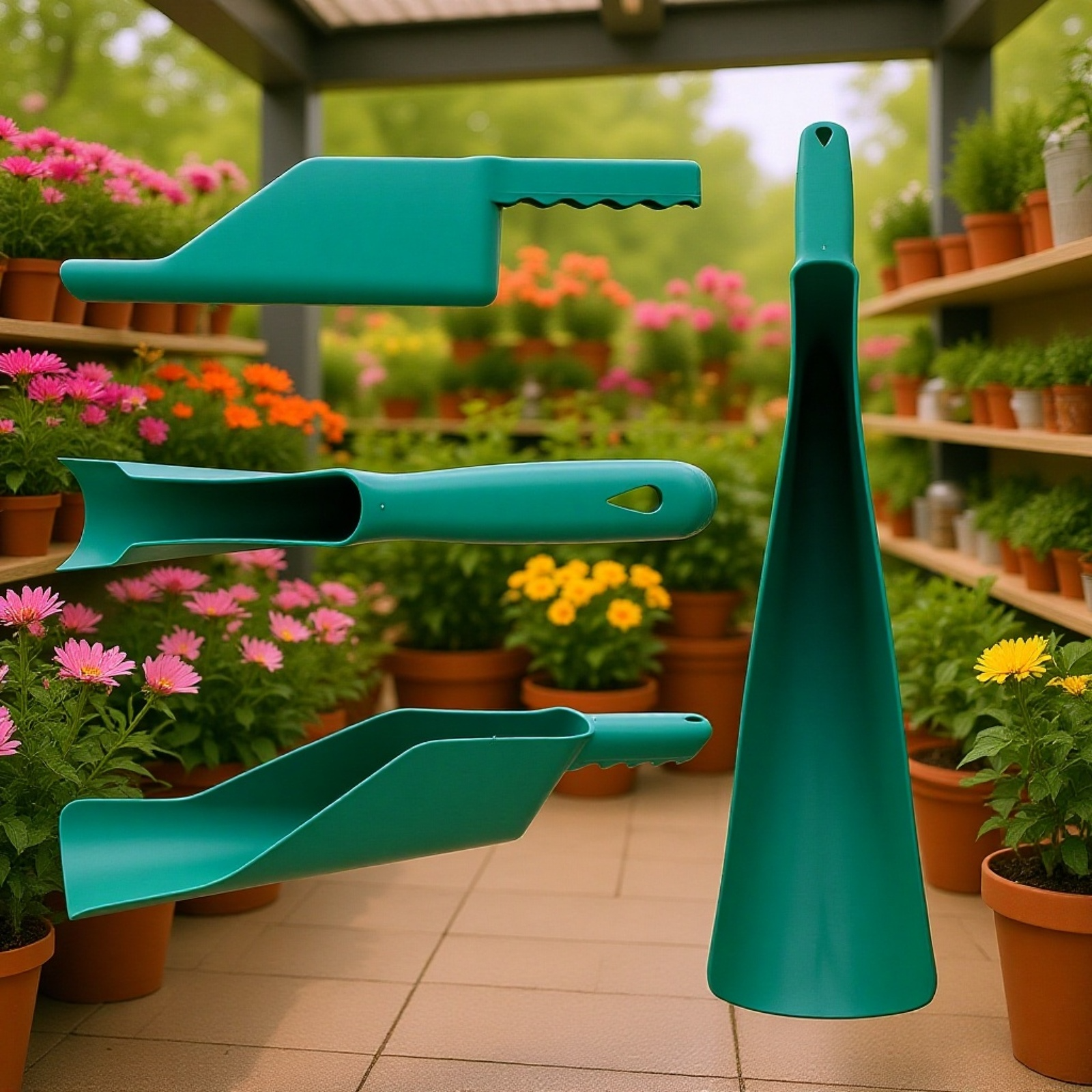 Curățarea jgheabului cu unelte specializate pentru grădină