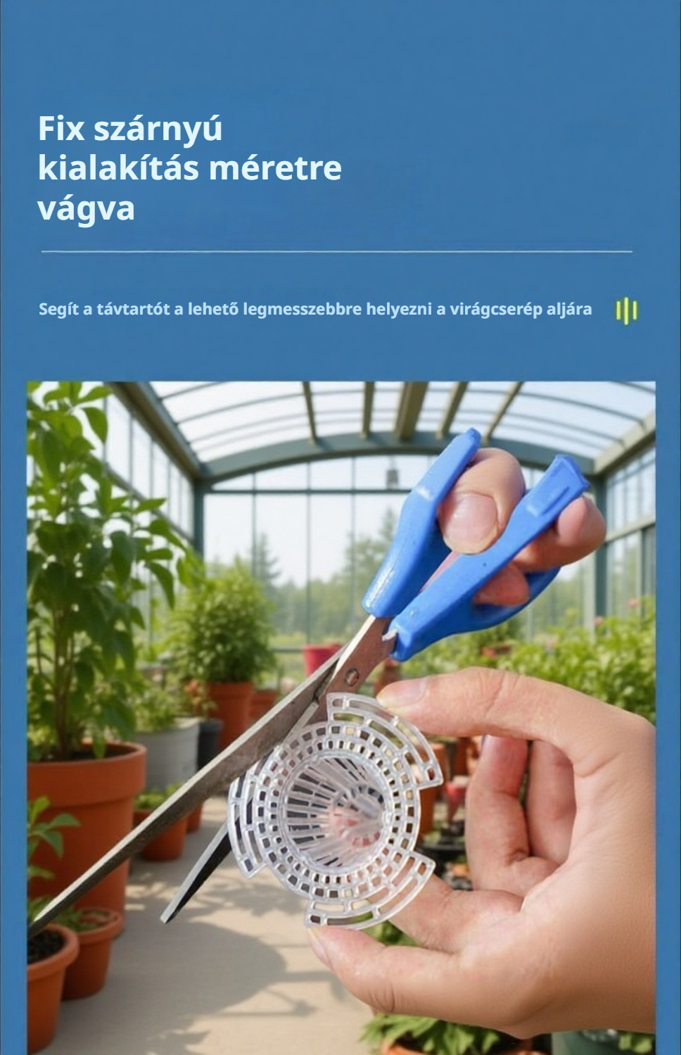 Szennyeződések szűrése vízelvezető hálós alátéttel