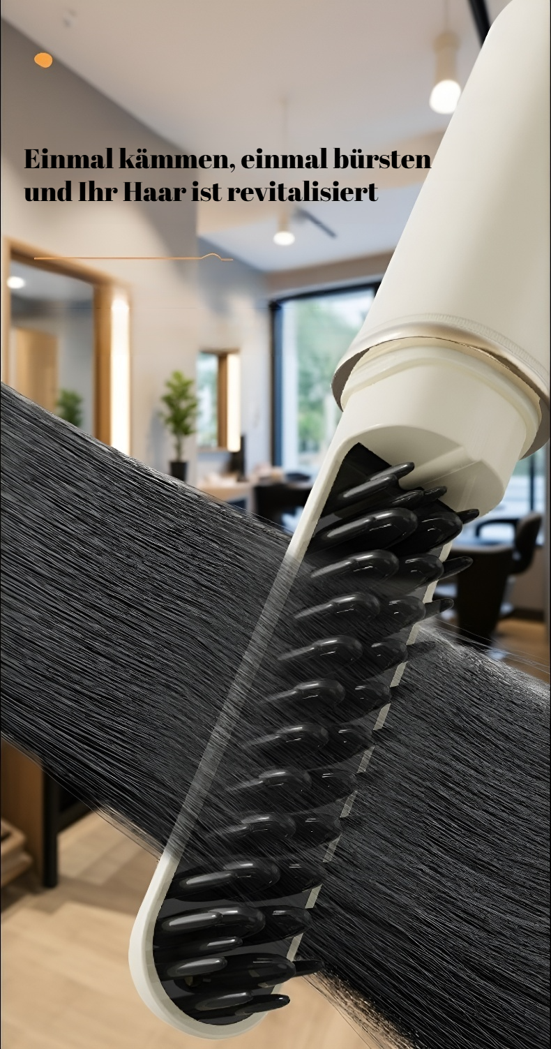 Volumenkamm schützt das Haar beim Kämmen