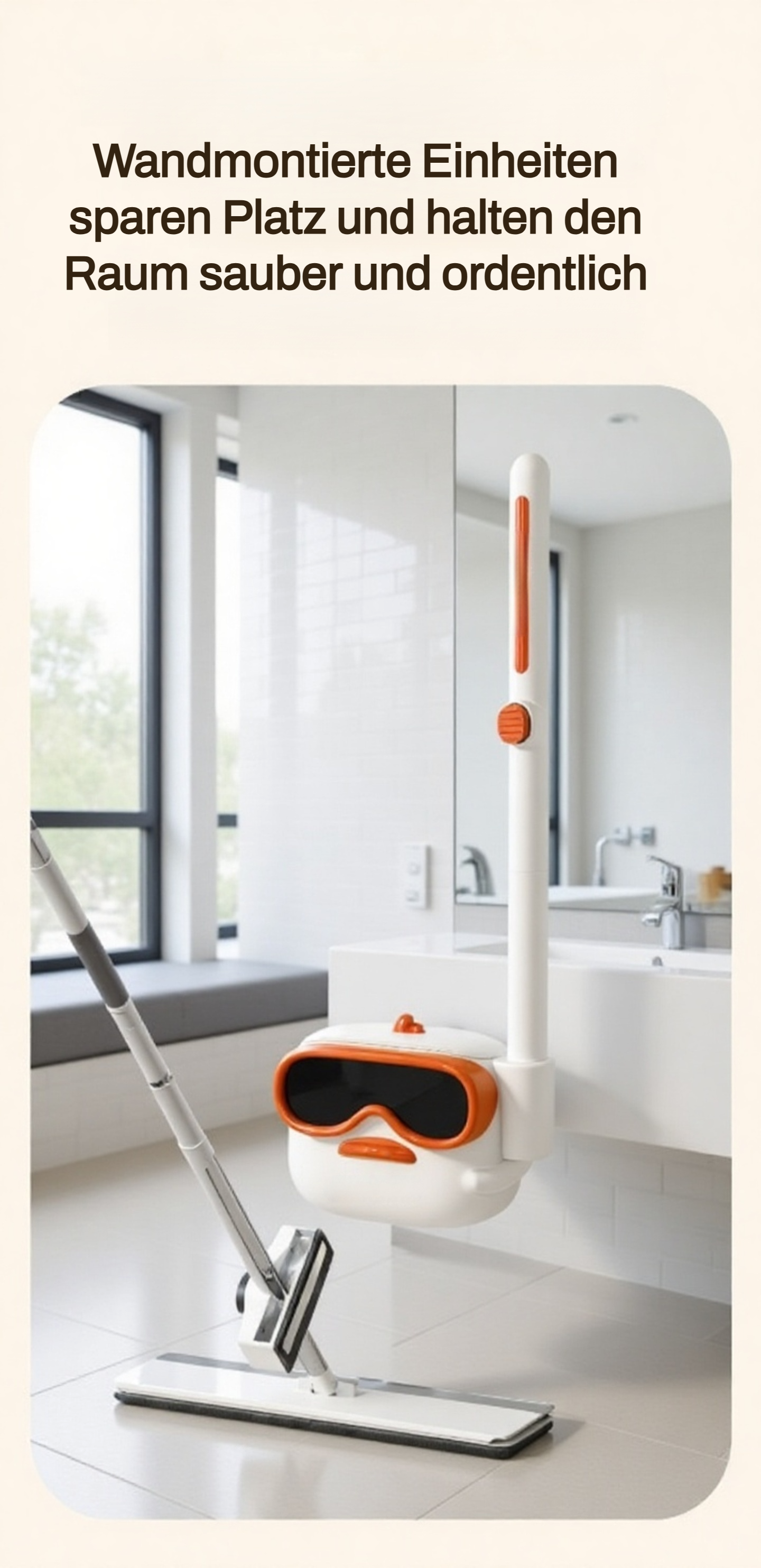 Hochwertige Materialien der wandmontierten Toilettenbürste