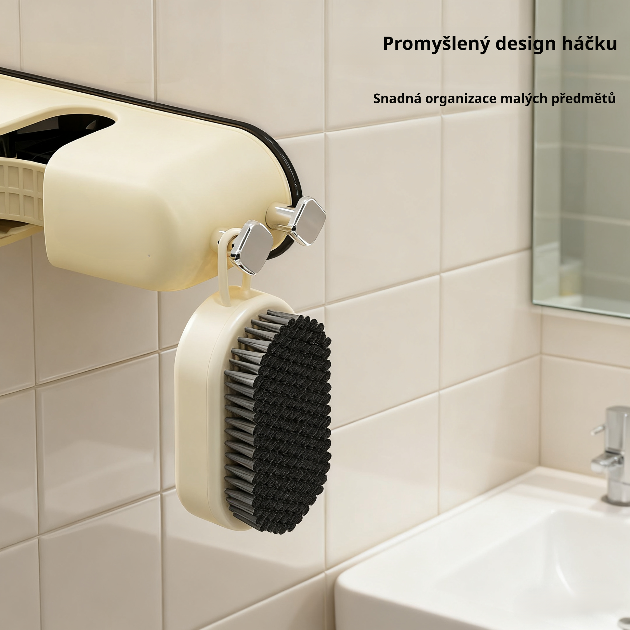 Moderní design držáku na mop do domácnosti