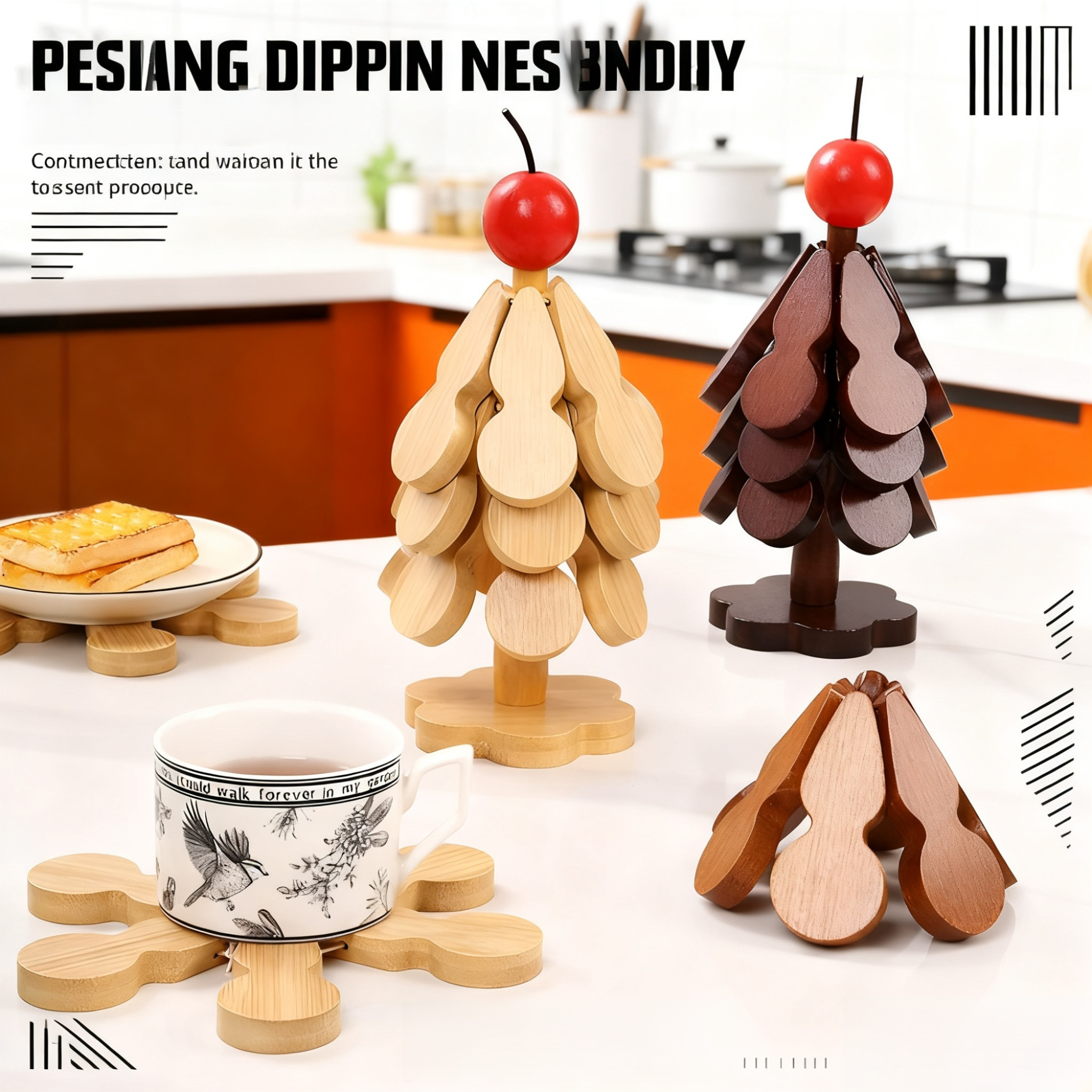 Washable placemat protecting dining surface