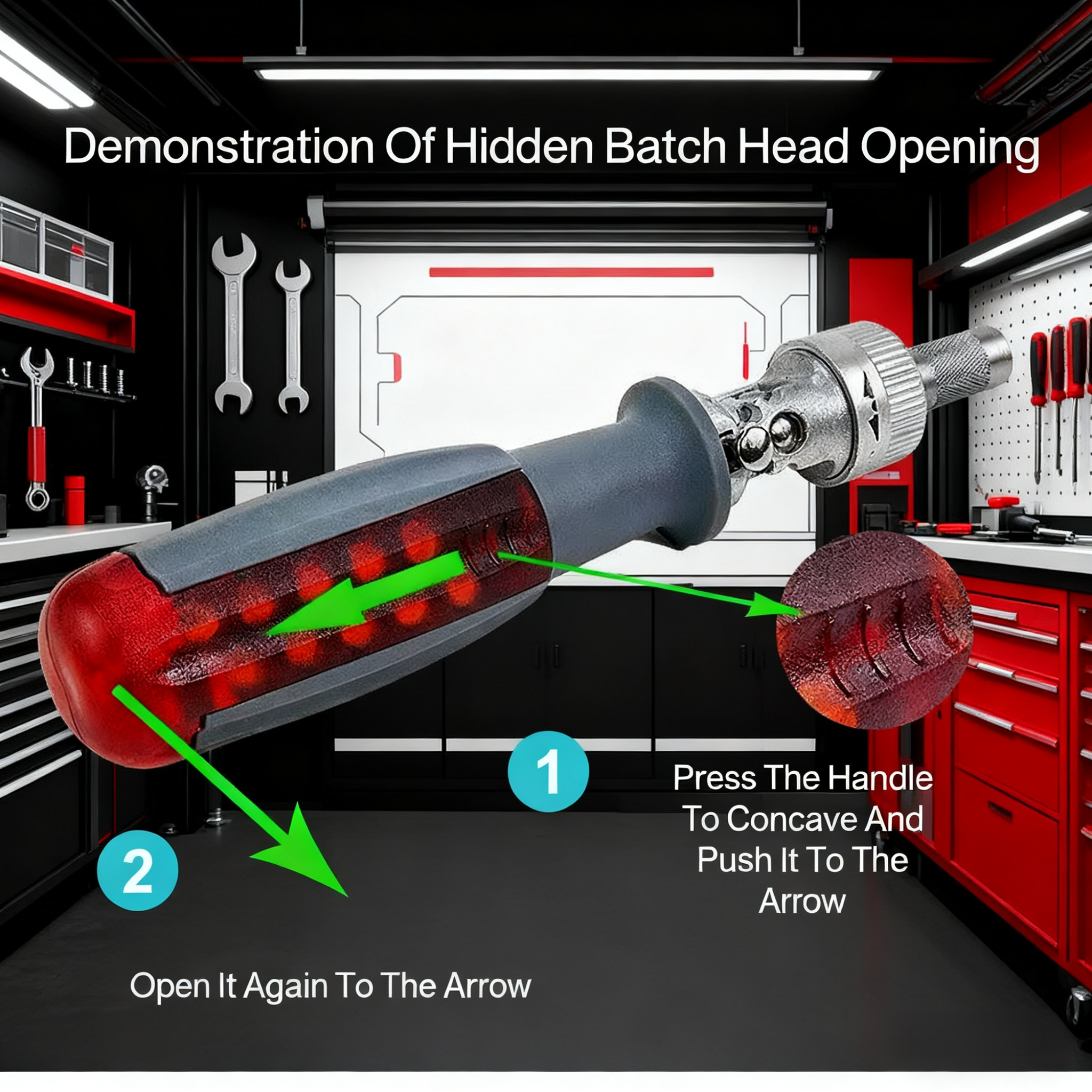 Durable materials of the ratchet screwdriver kit