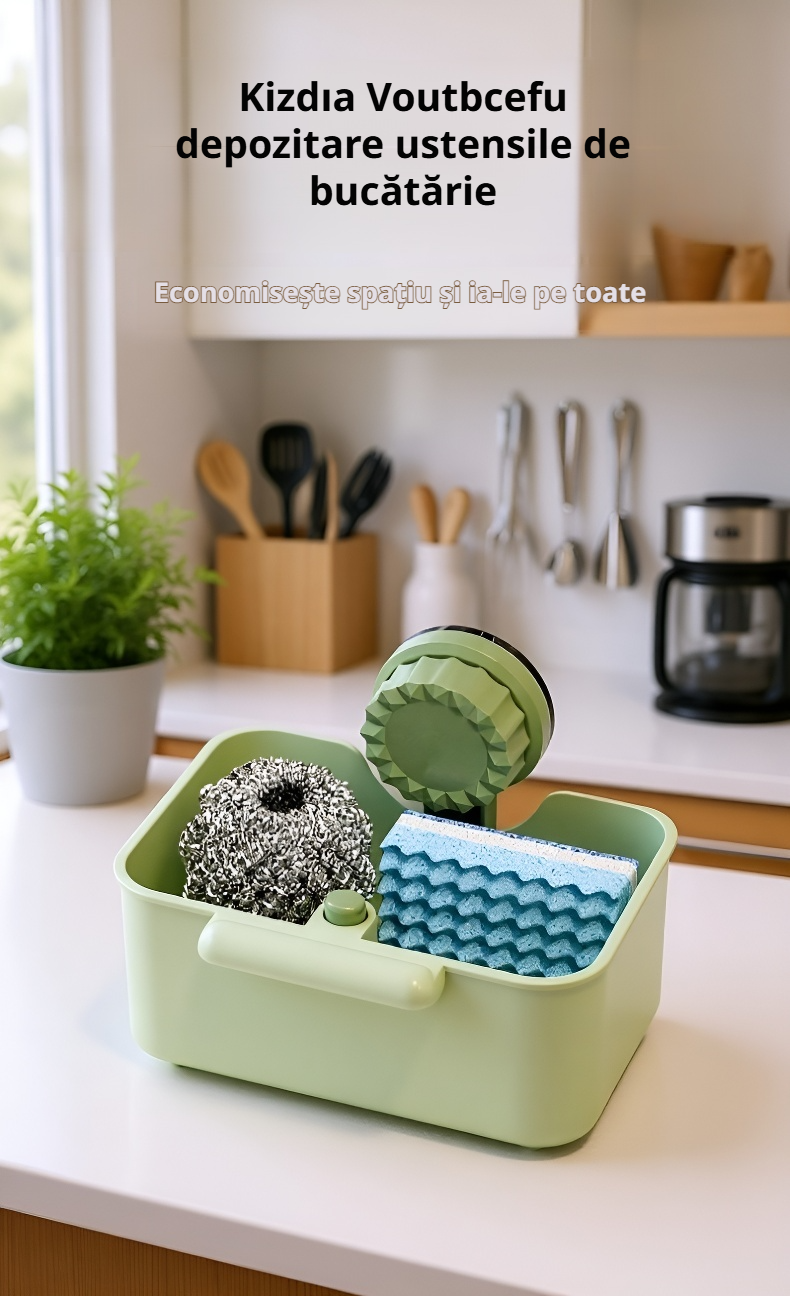 Suport plastic pentru scurgerea apei din chiuvetă