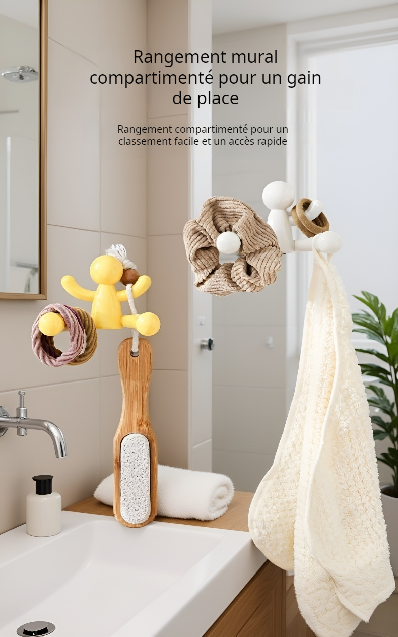 Solution de rangement pour téléphone et accessoires coiffure