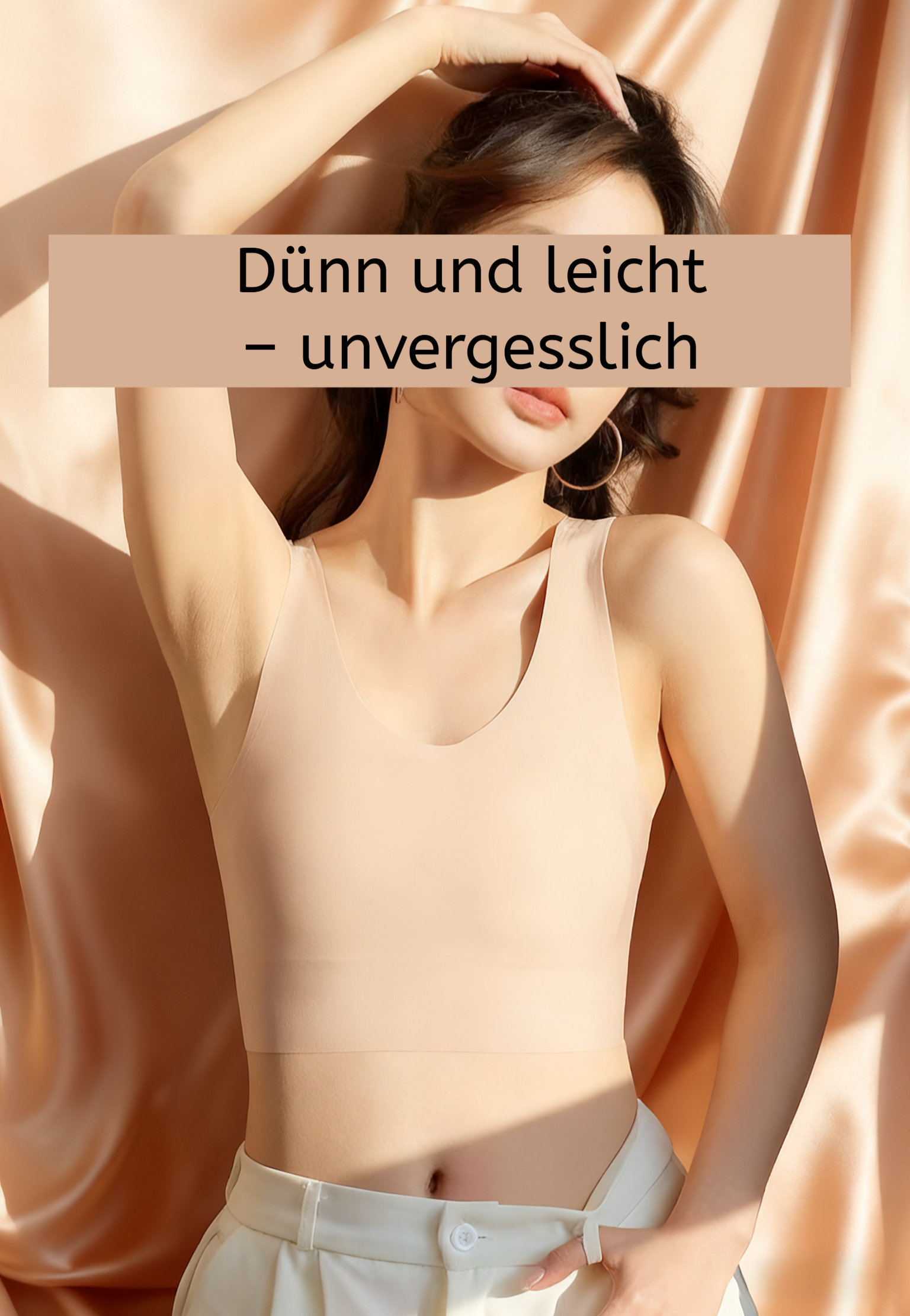 Schlank machendes Sport-Top für große Brüste