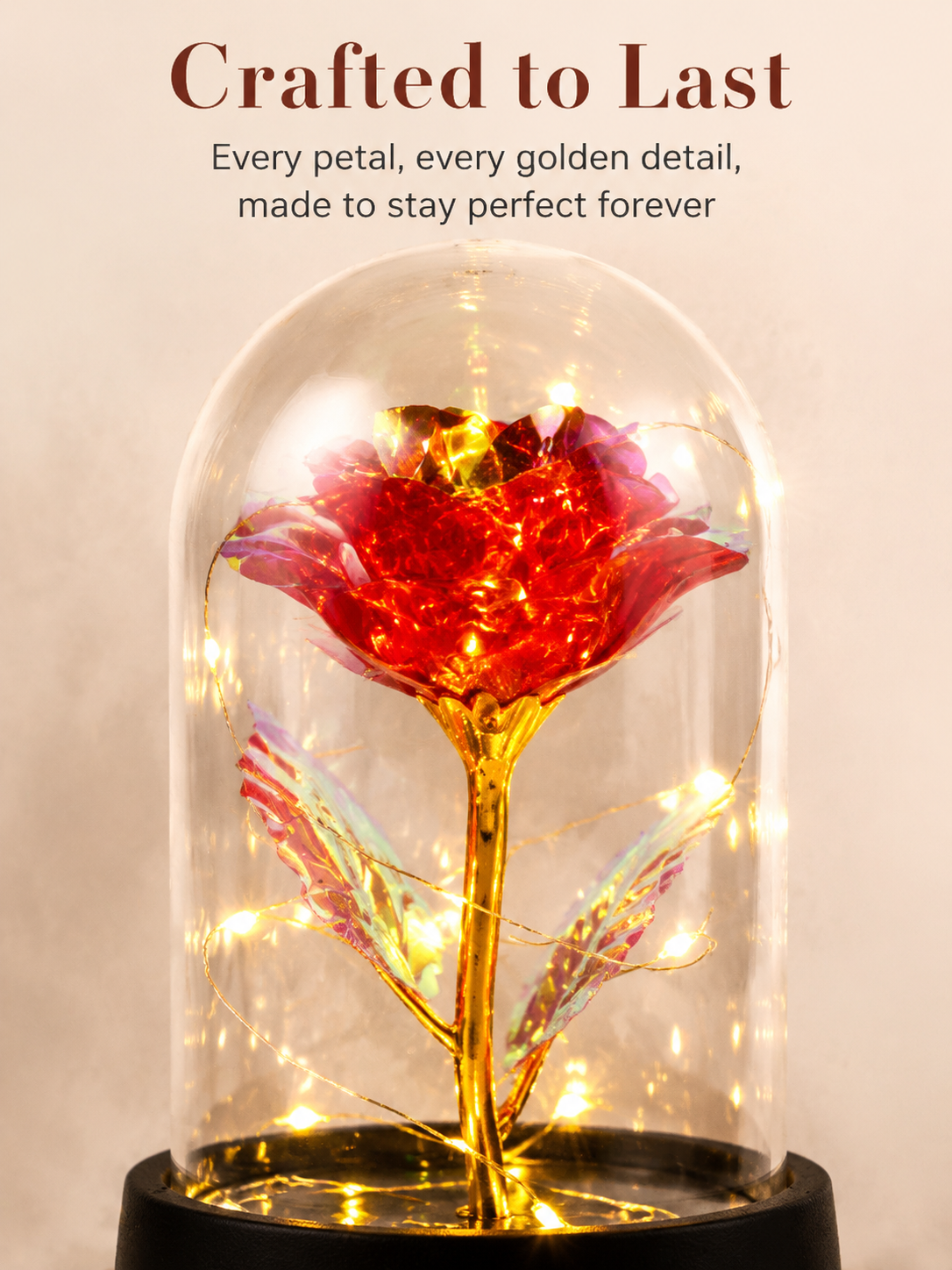 Romantic Eternal Rose Lantern for couples