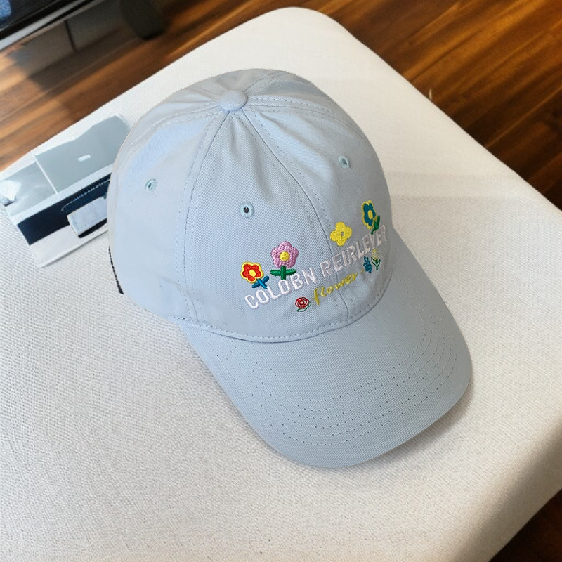 Žlutá baseballová čepice pro ženy, jaro a léto, roztomilá univerzální čepice