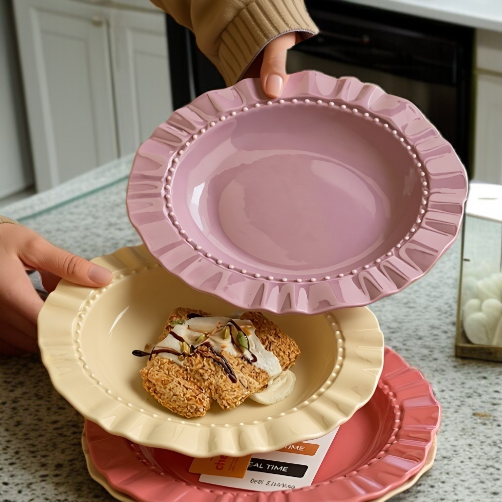 Modern Three-Section Breakfast Plate