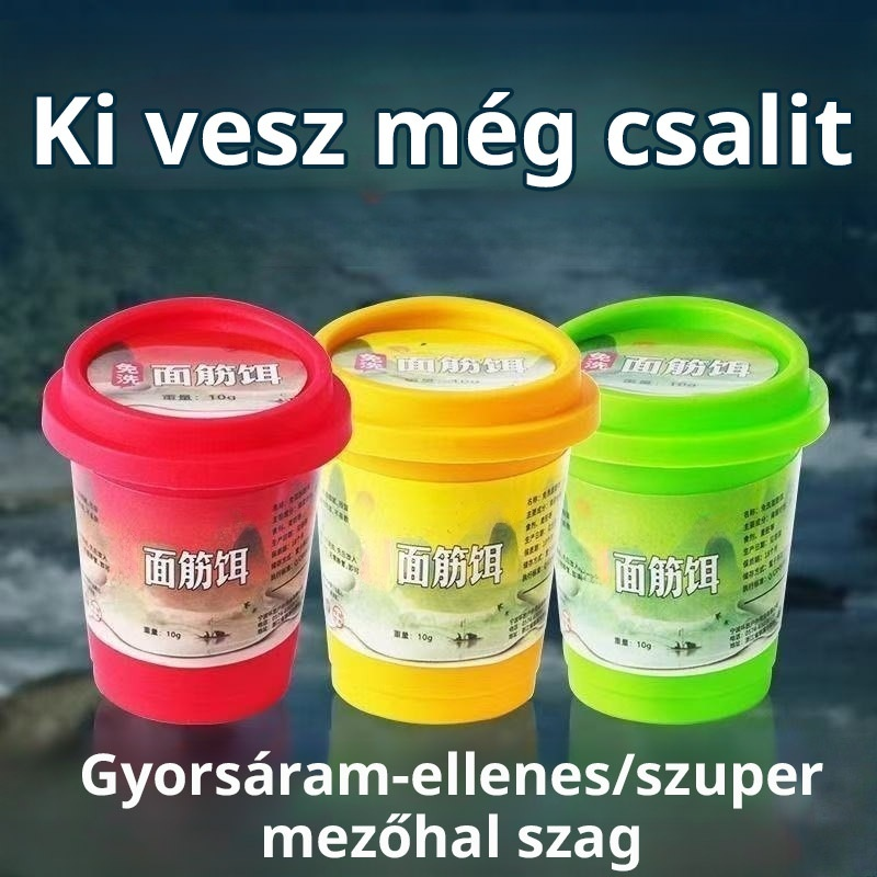 Gyúrásmentes, rendkívül erős és 50 méteres körzetből vonzza a halakat. 50% kedvezmény!✨