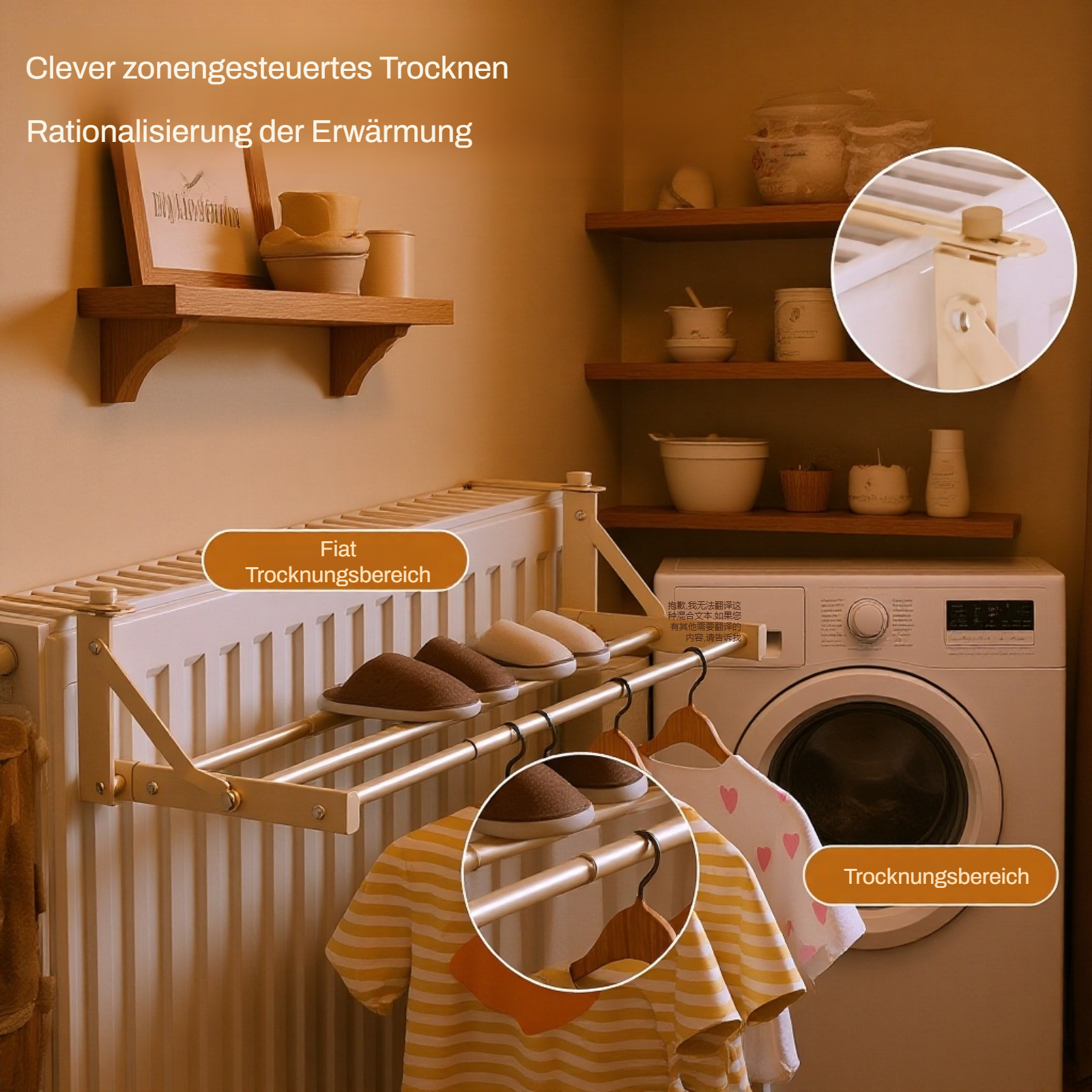 Robuster Wäscheständer für effizientes Trocknen