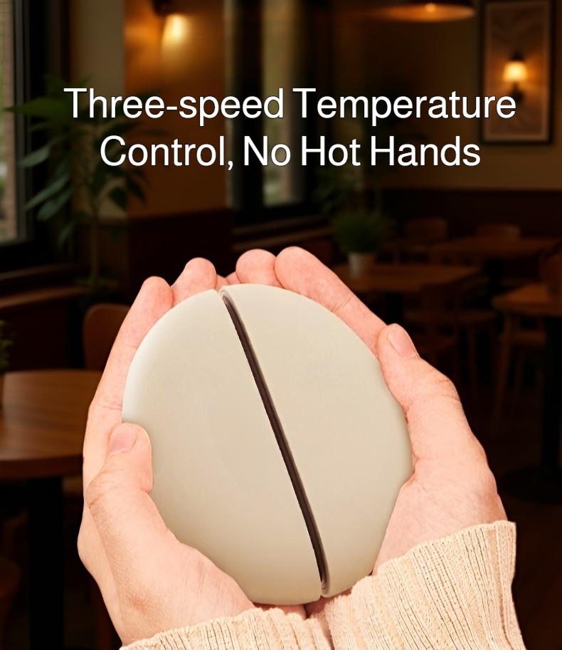 Hand warmer in use during winter activities