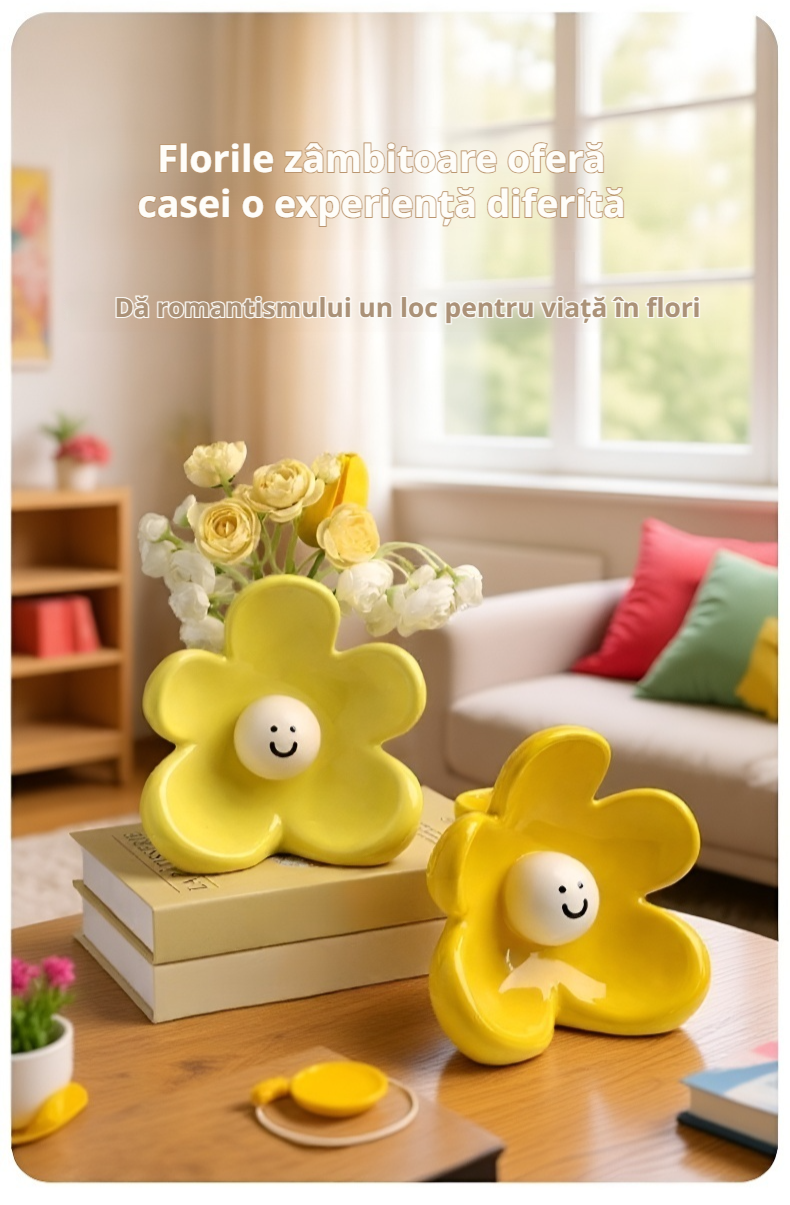 Vază ceramică originală cu design amuzant