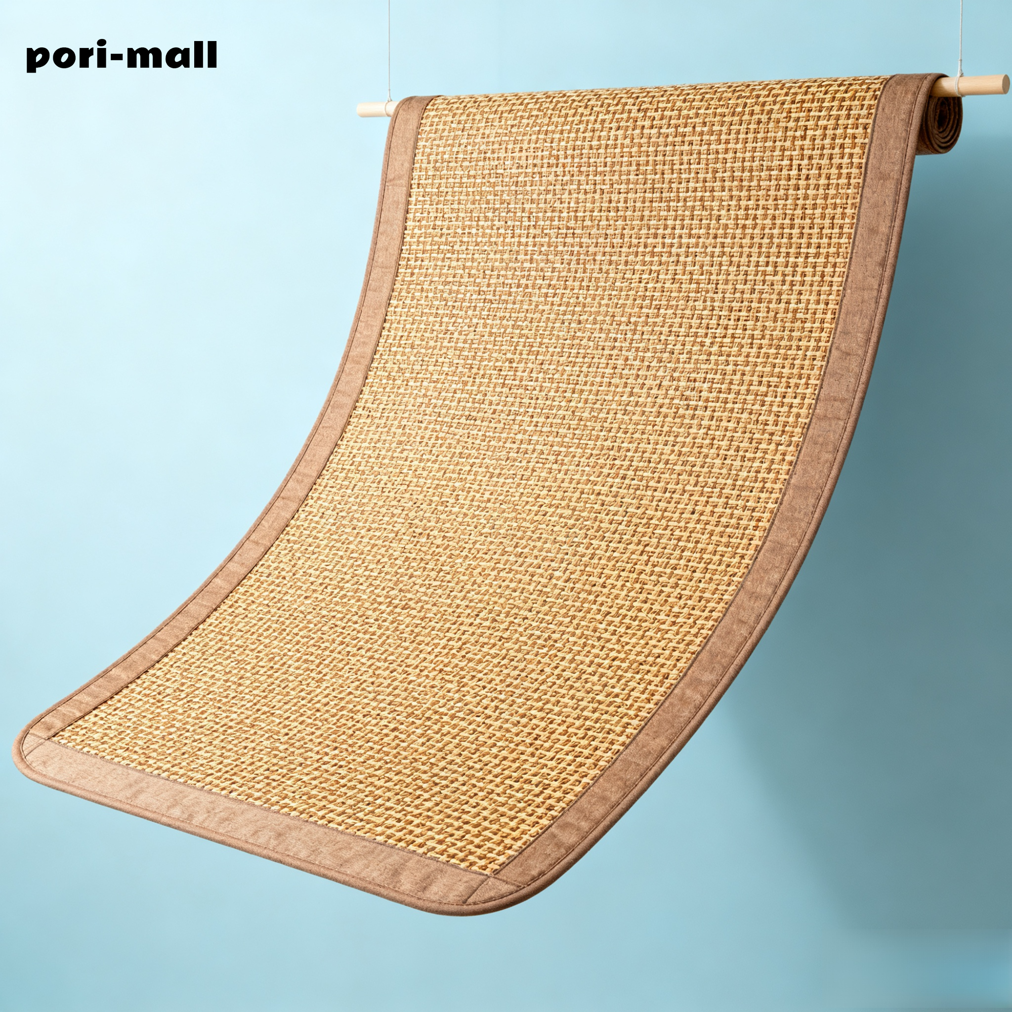 Durable bamboo mat set for home use