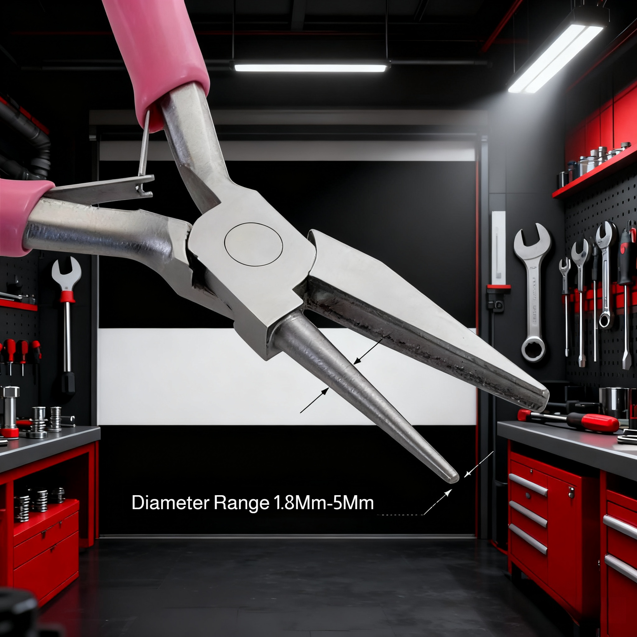 Precision bent nose pliers for crafting