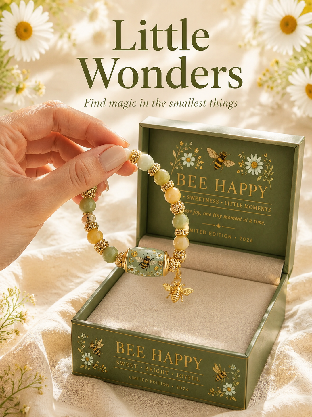 Creative charm bracelet with unique details