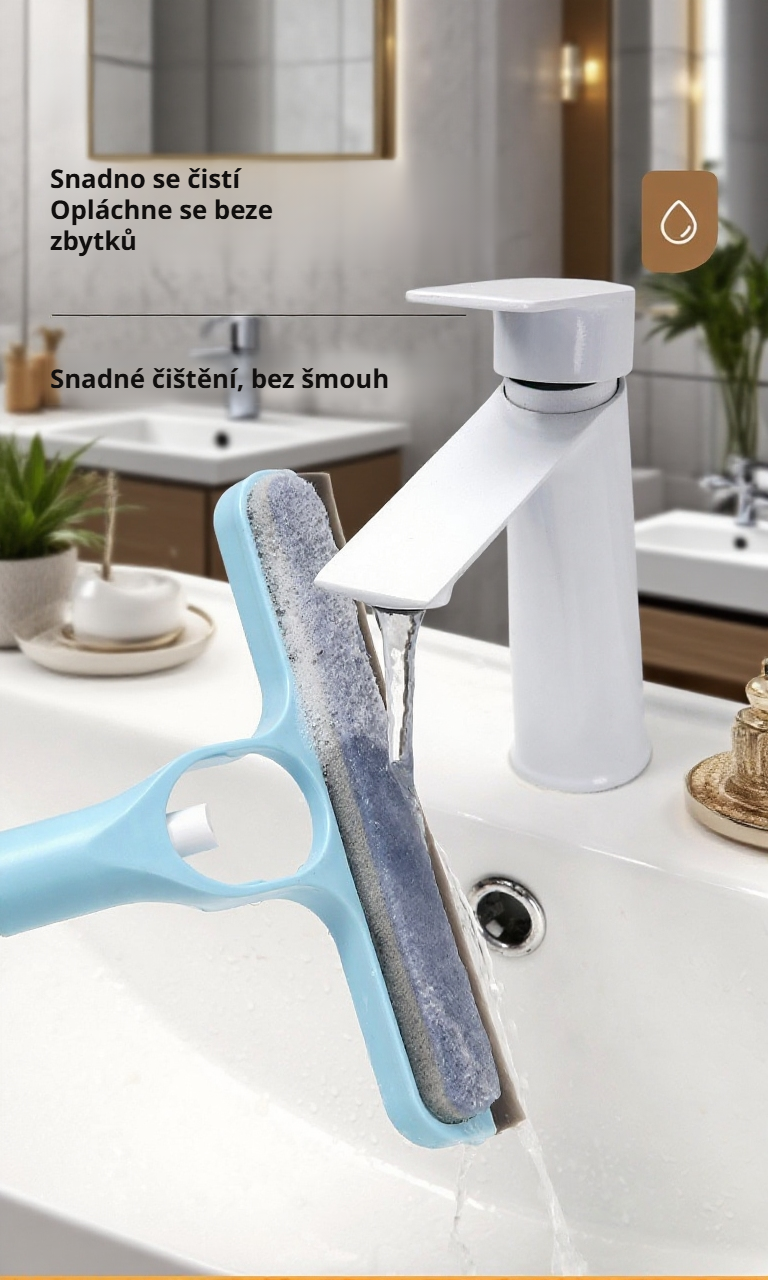 Čistič zrcadel bez šmouh