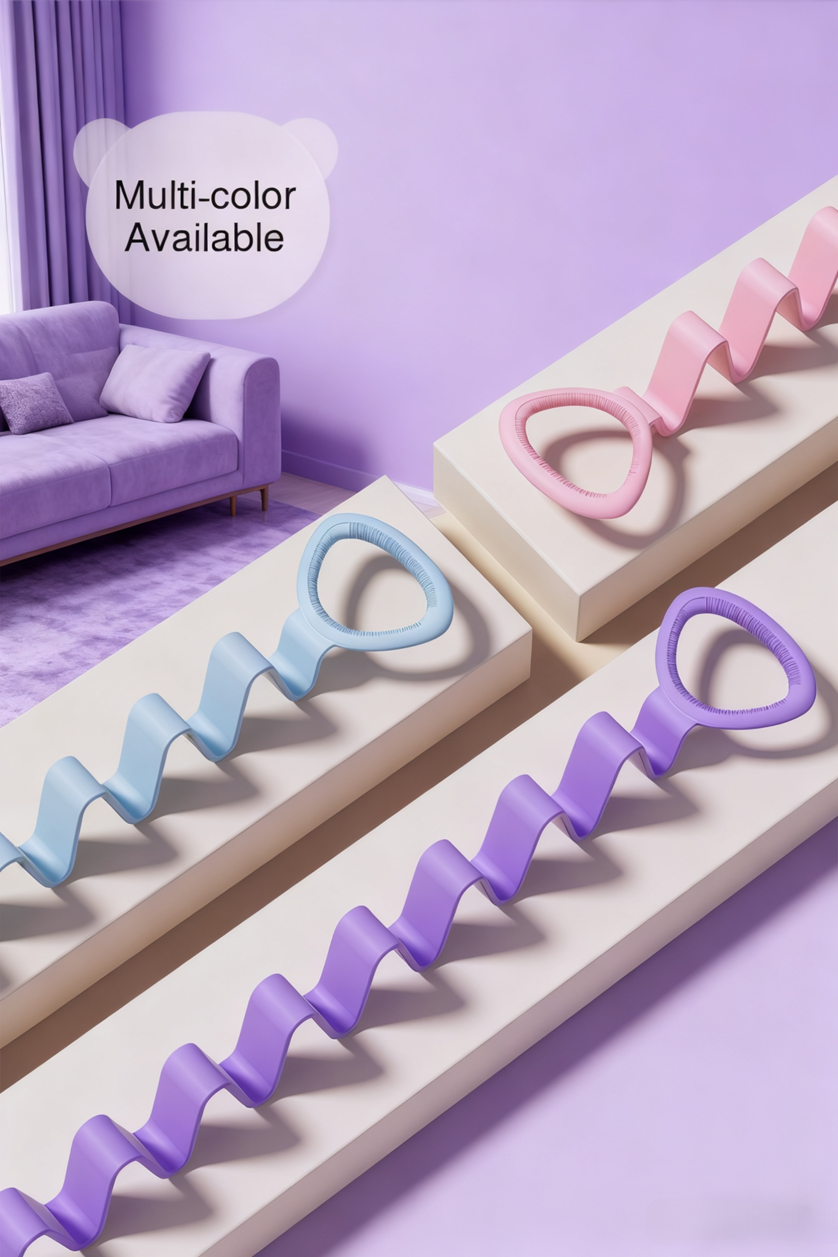 Portable stretchable bands for on-the-go workouts