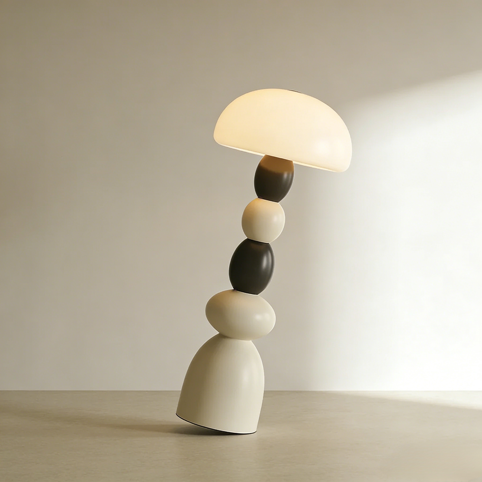 Nowoczesna lampa podłogowa w stylu minimalistycznym