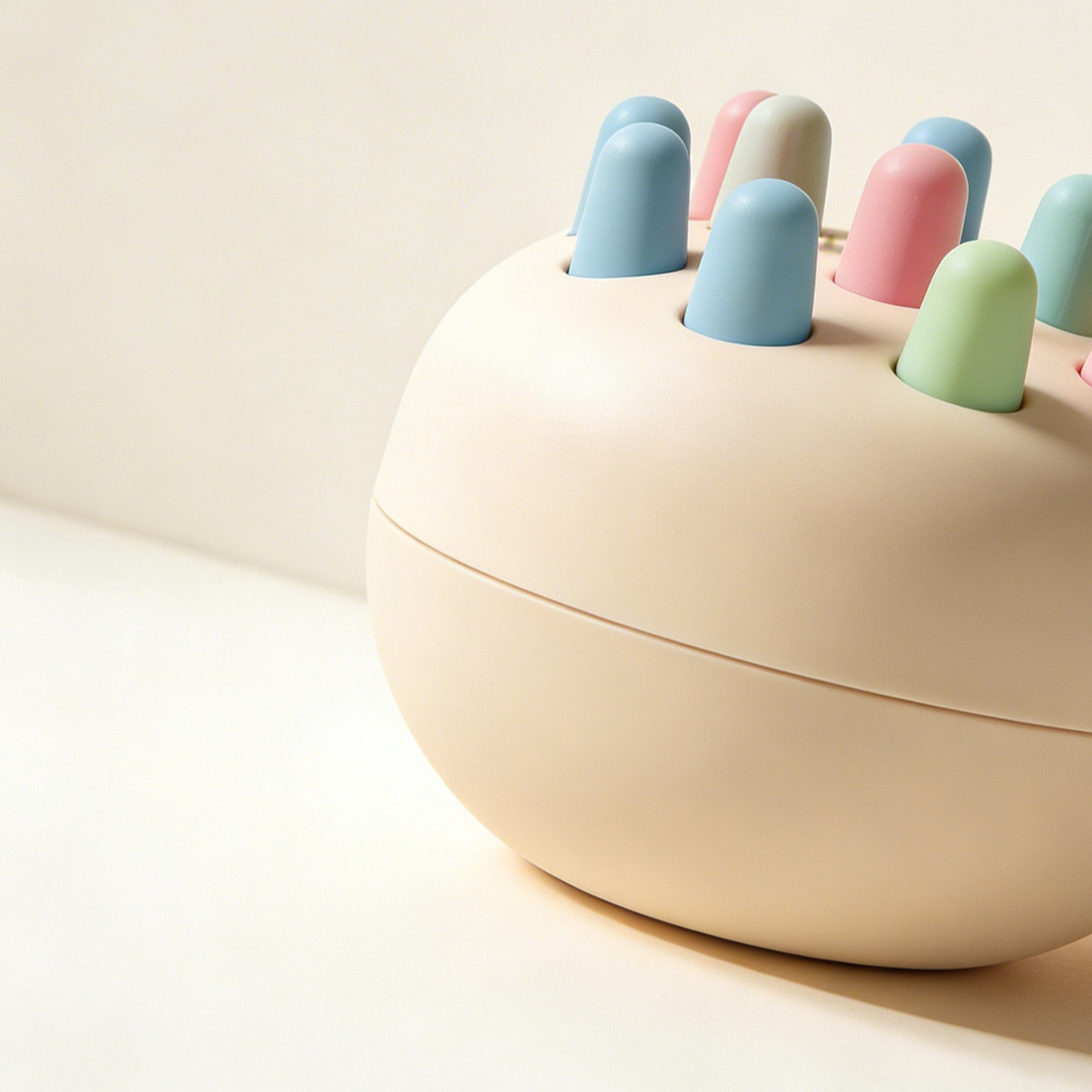 Zestaw 4 szczotek do masażu skóry głowy