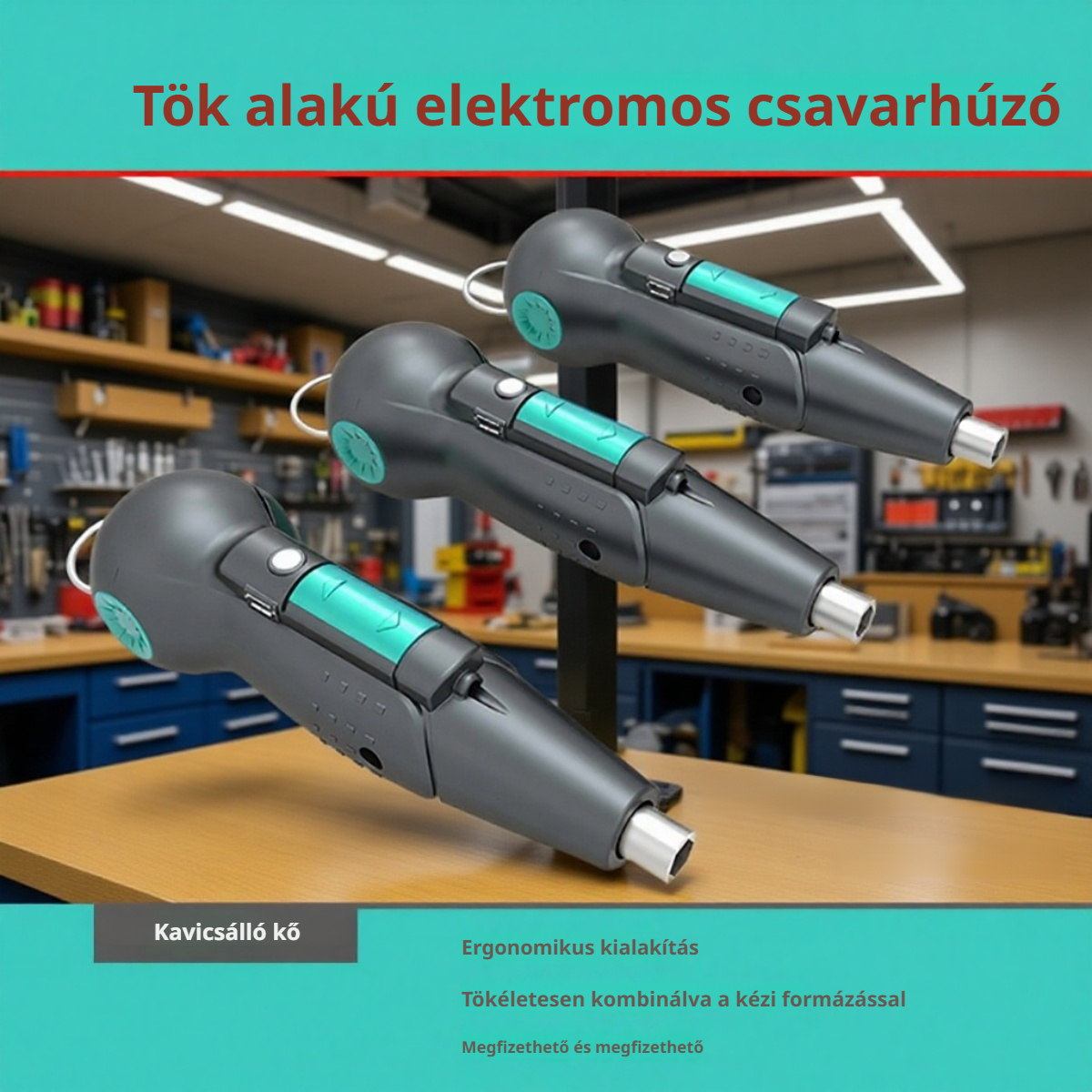 Hordozható mini elektromos csavarhúzó tök formában