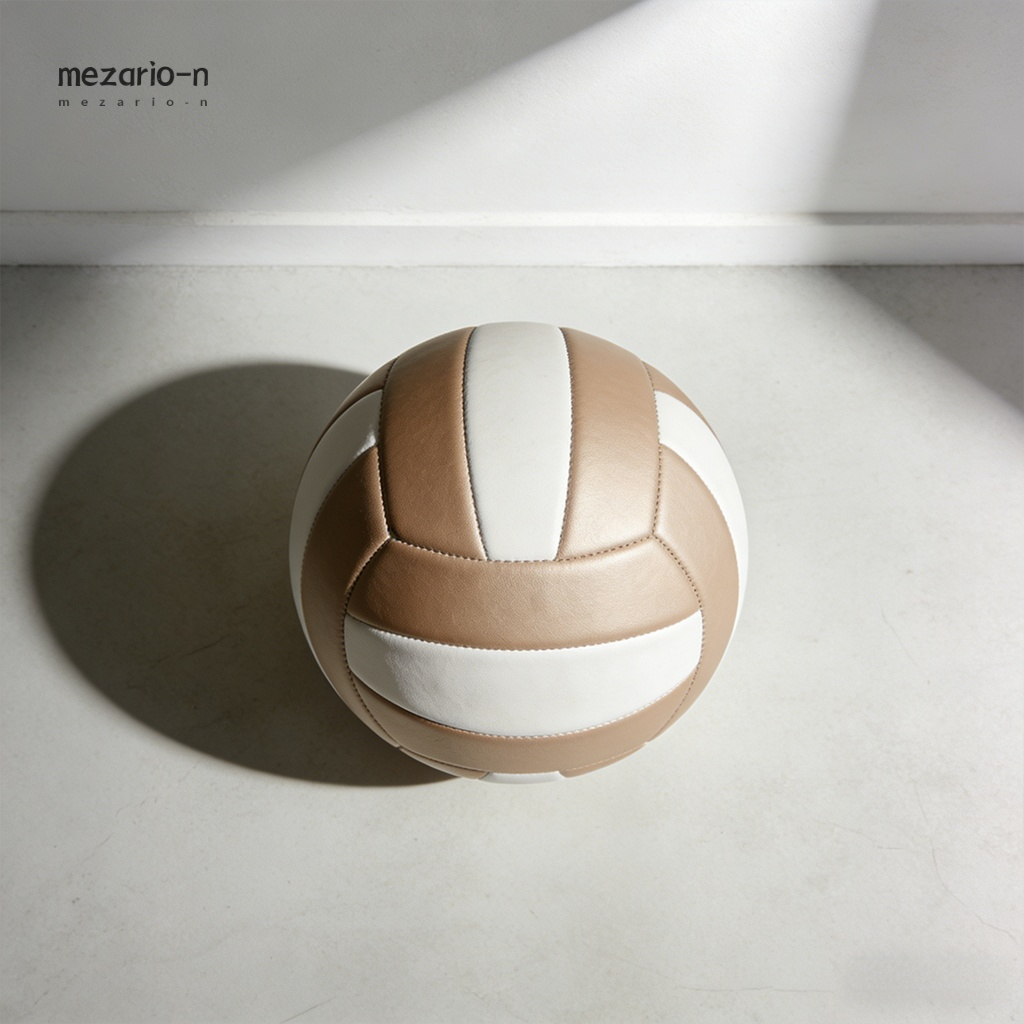 Durable volleyball material close-up