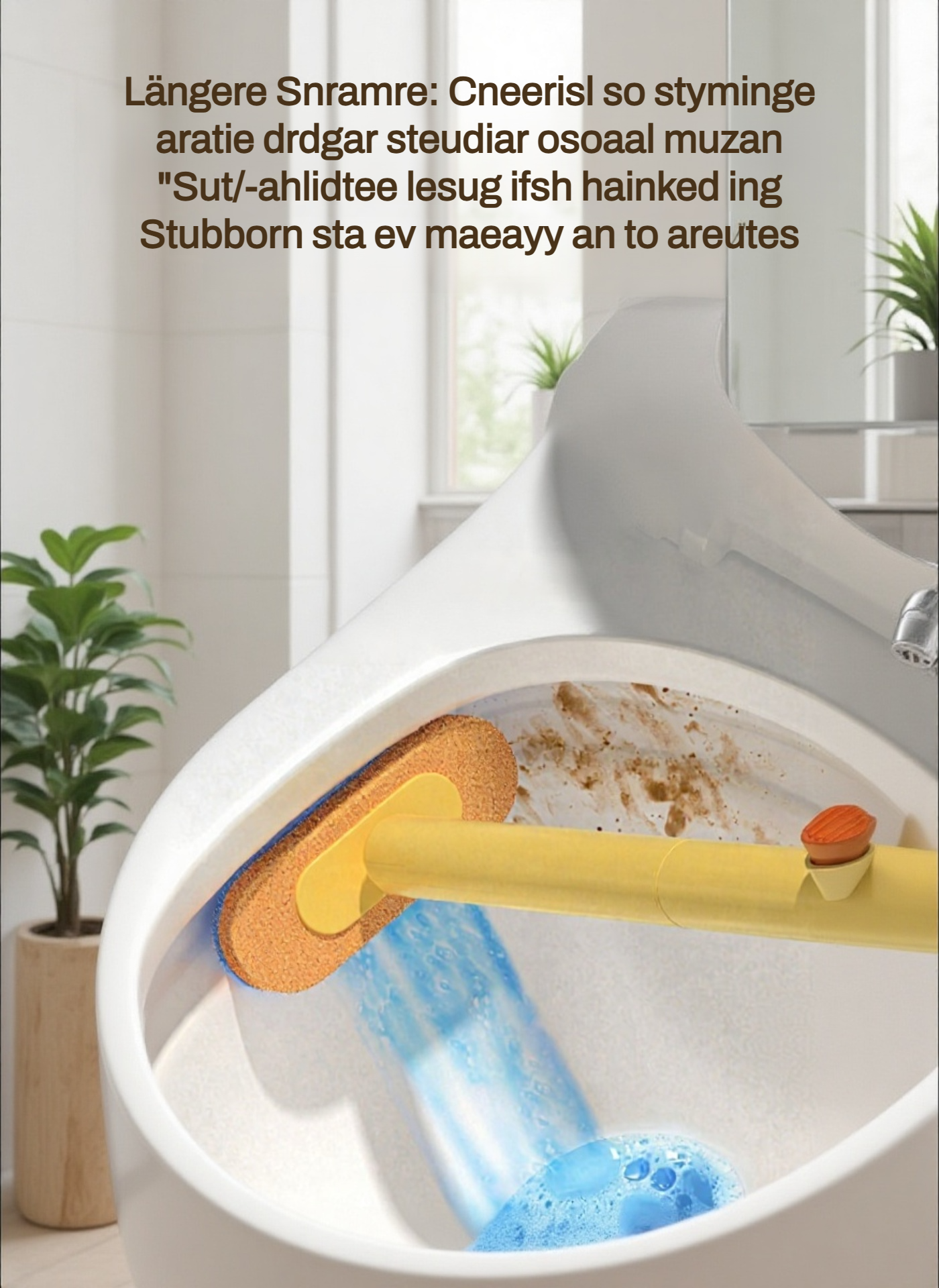 Modernes Design der wandmontierten Toilettenbürste