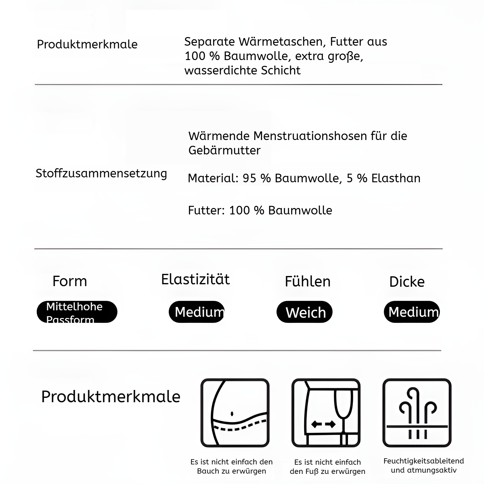 Damen Baumwollslip – Komfort und Passform
