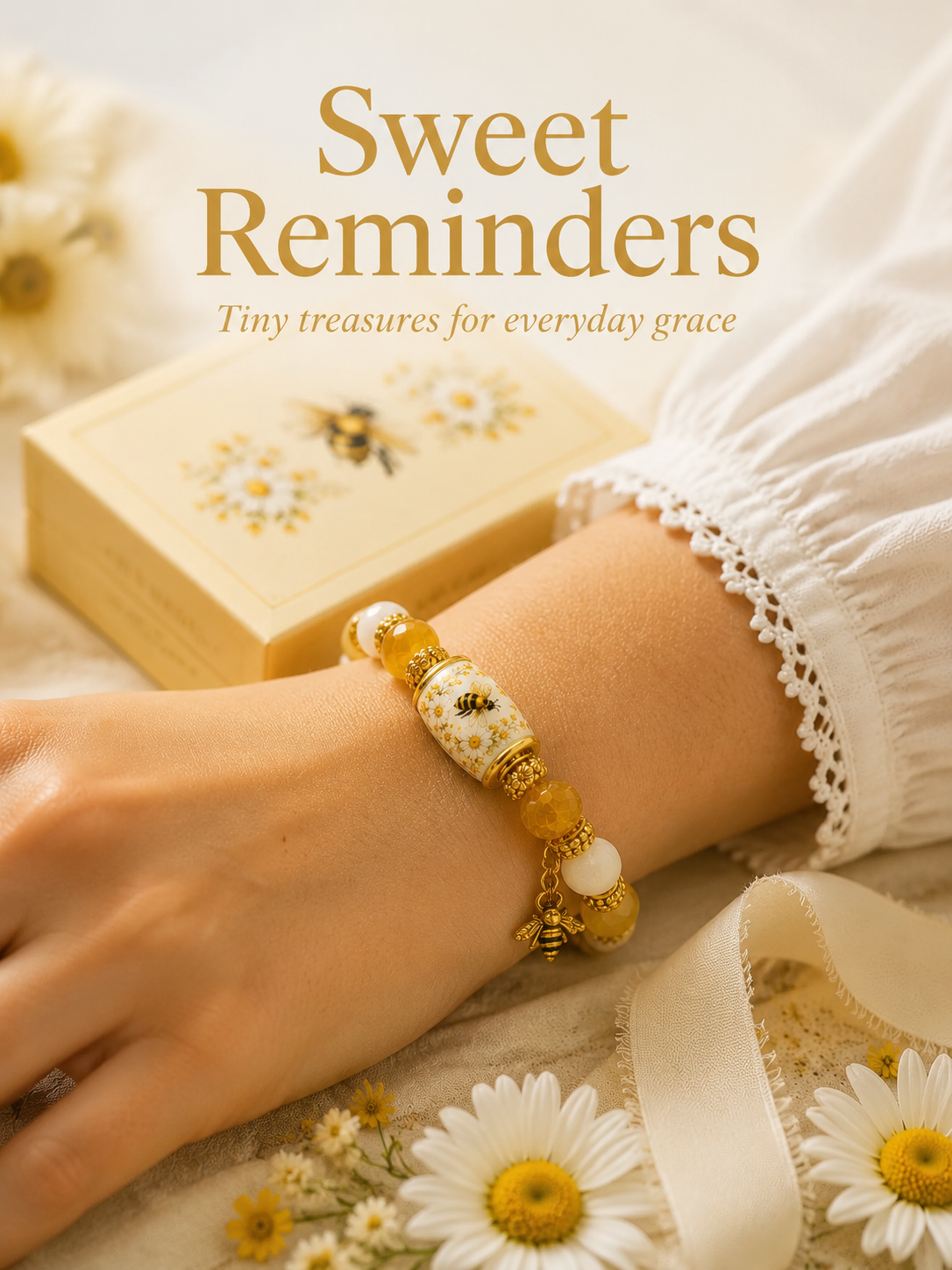 Colorful quirky bracelet with creative charms