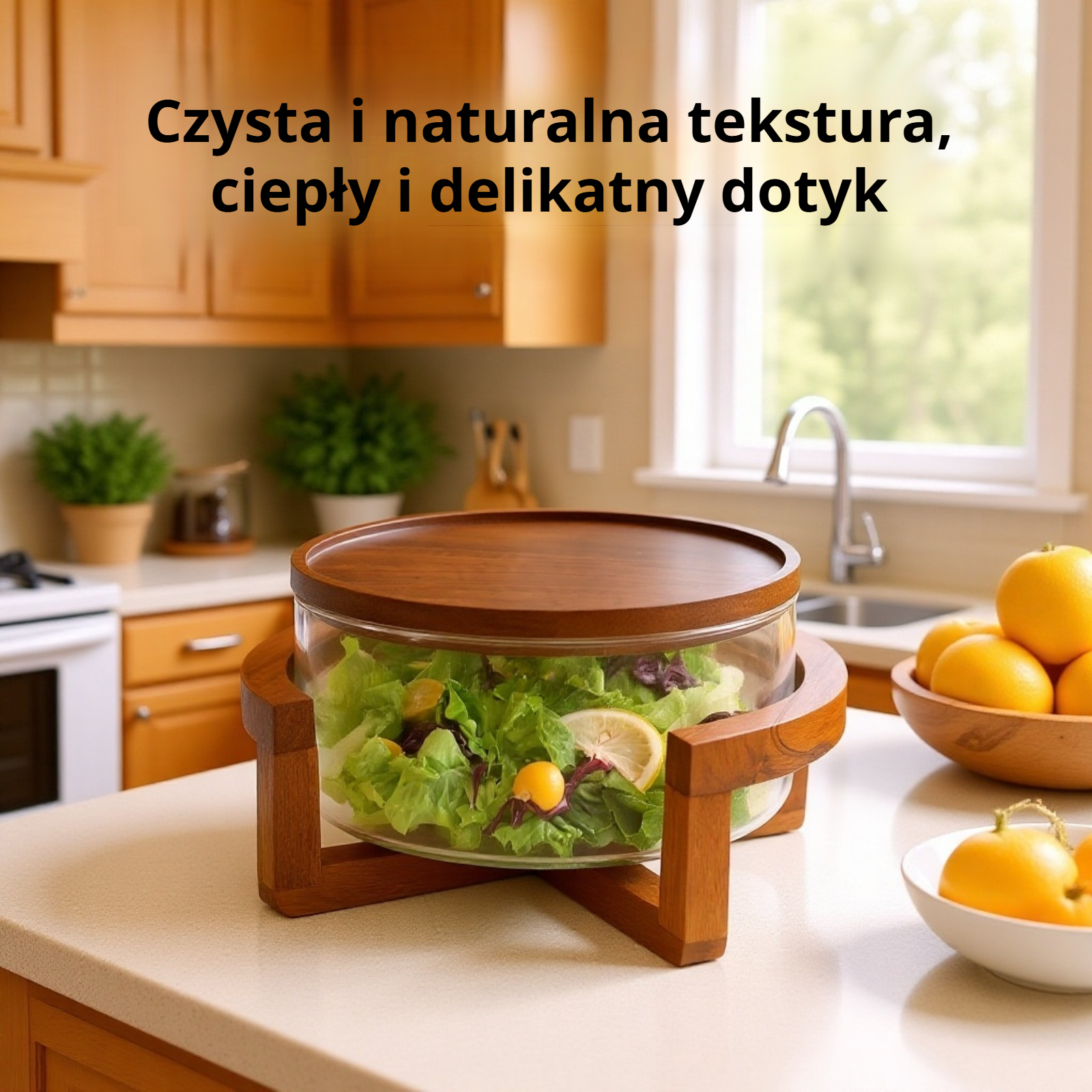 Elegancki szklany półmisek do sushi w stylu japońskim