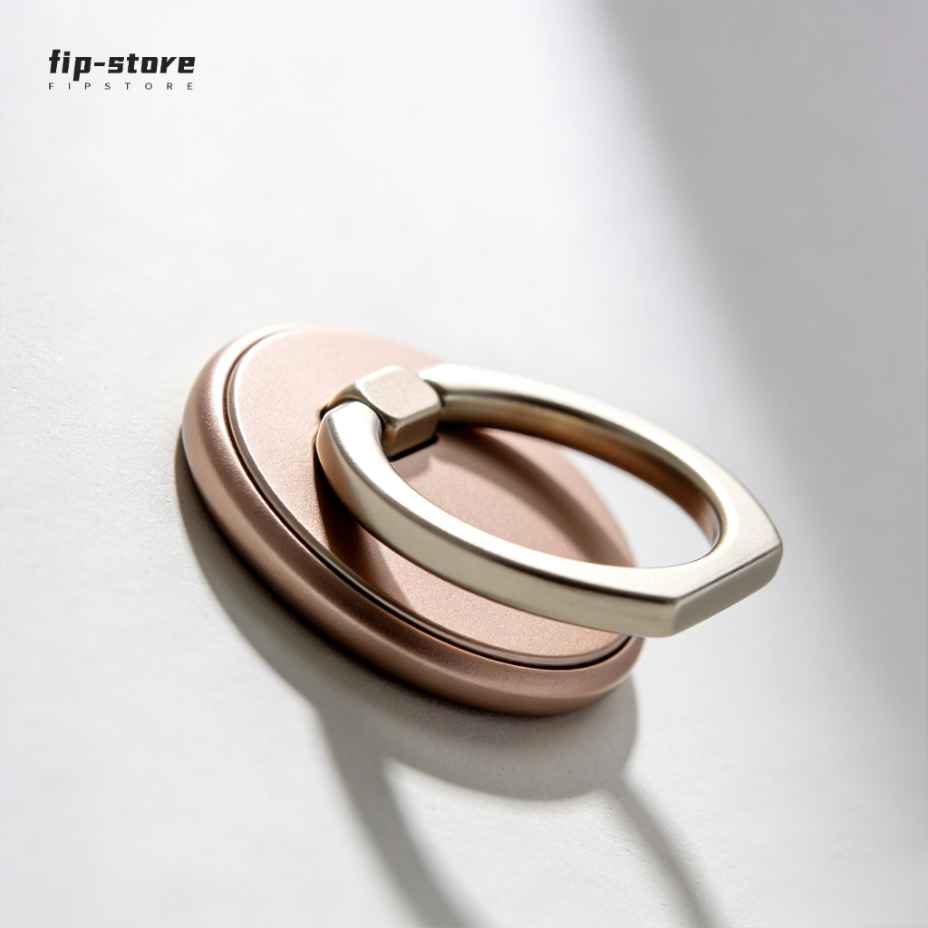 Magnetischer Smartphone-Fingerhalter am Handy befestigt