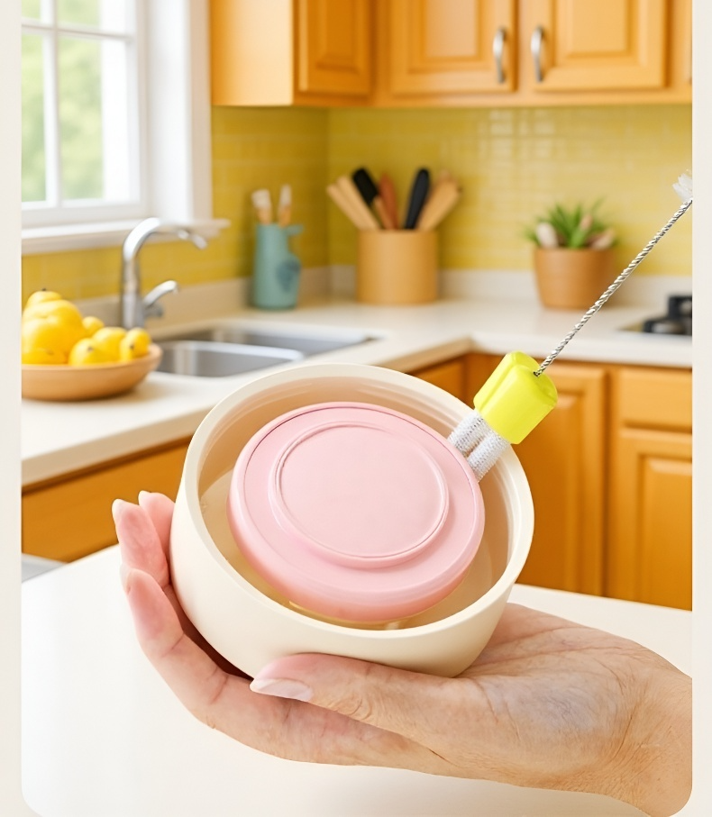 Eco-friendly mushroom brush for cup cleaning