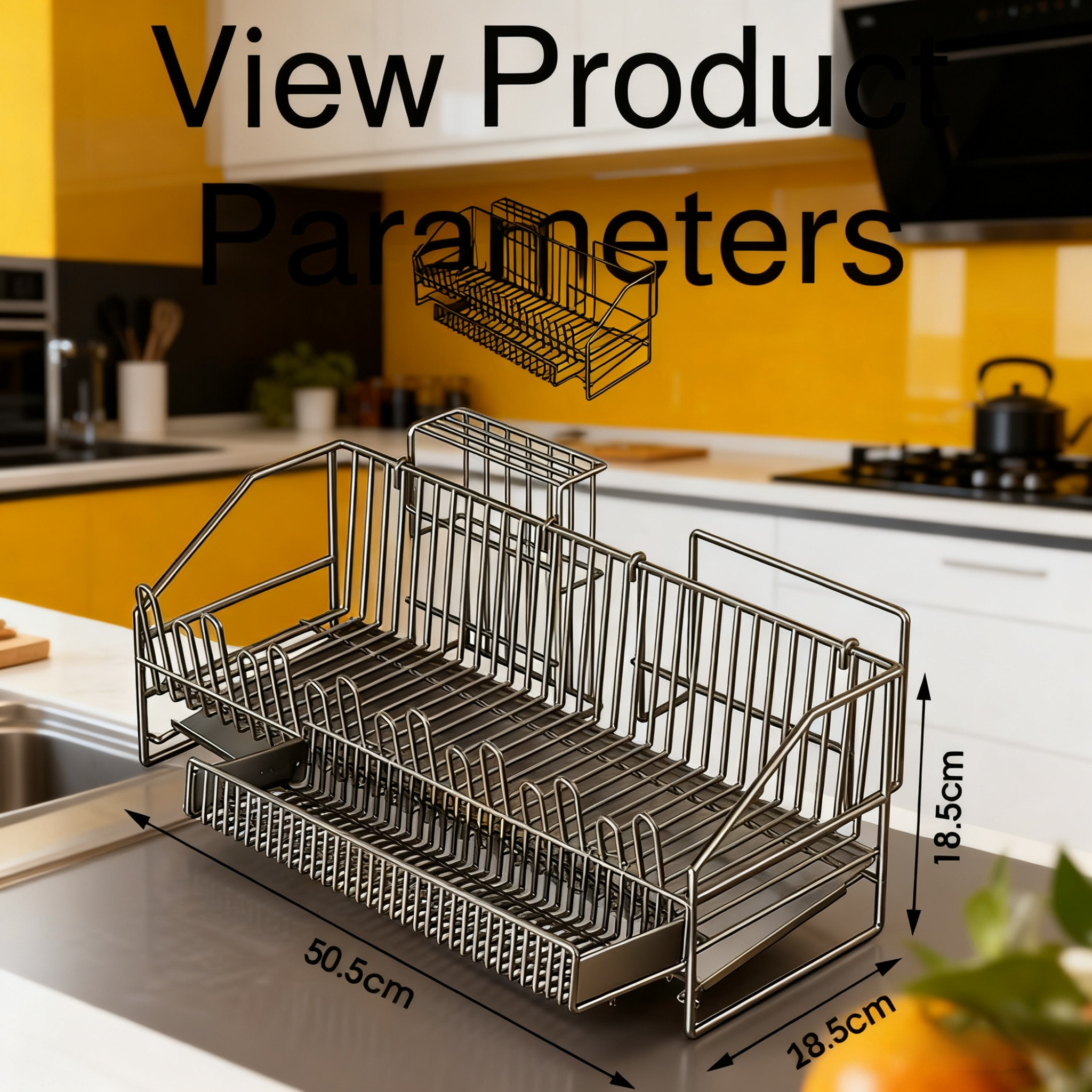 Compact kitchen storage solution for small spaces