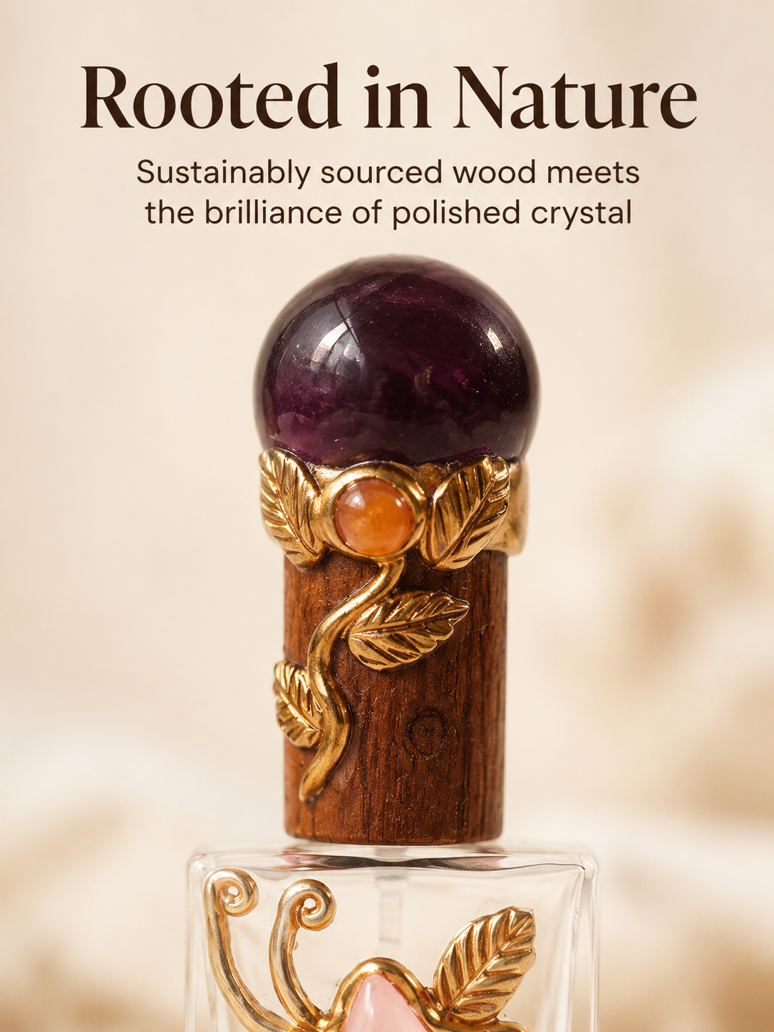 Crystal perfume bottle perfect for gifting